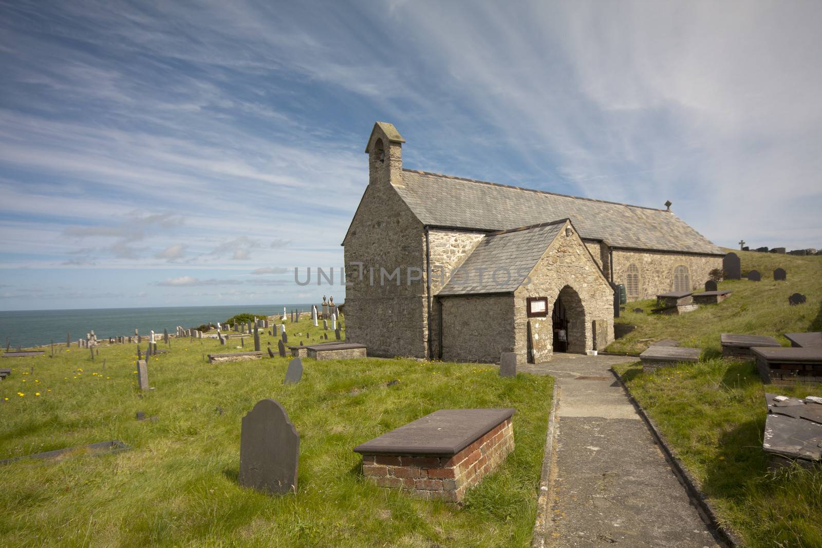 Llanbadrig church on Anglesy, Wales
