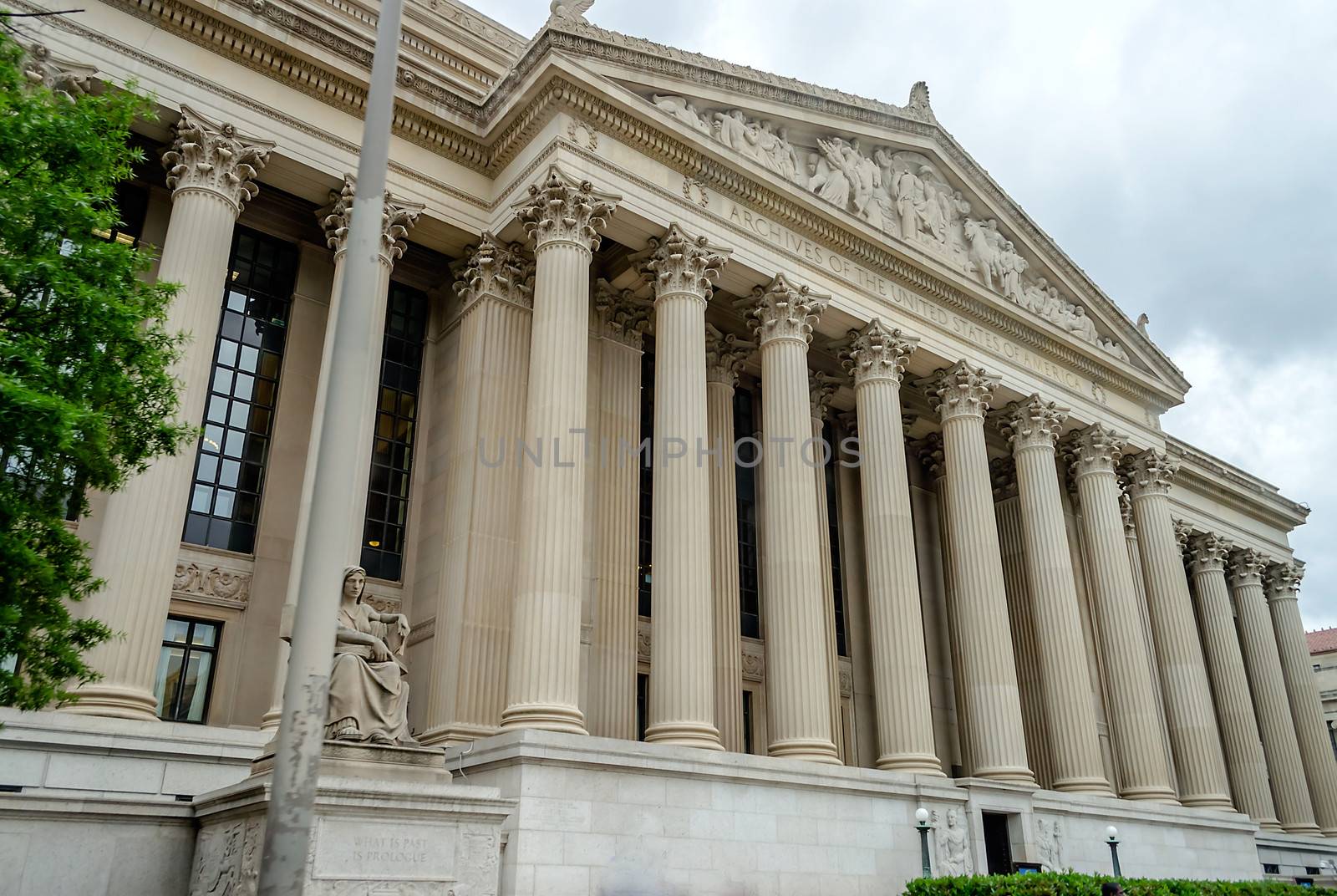 National Archives in Washington DC  by marcorubino