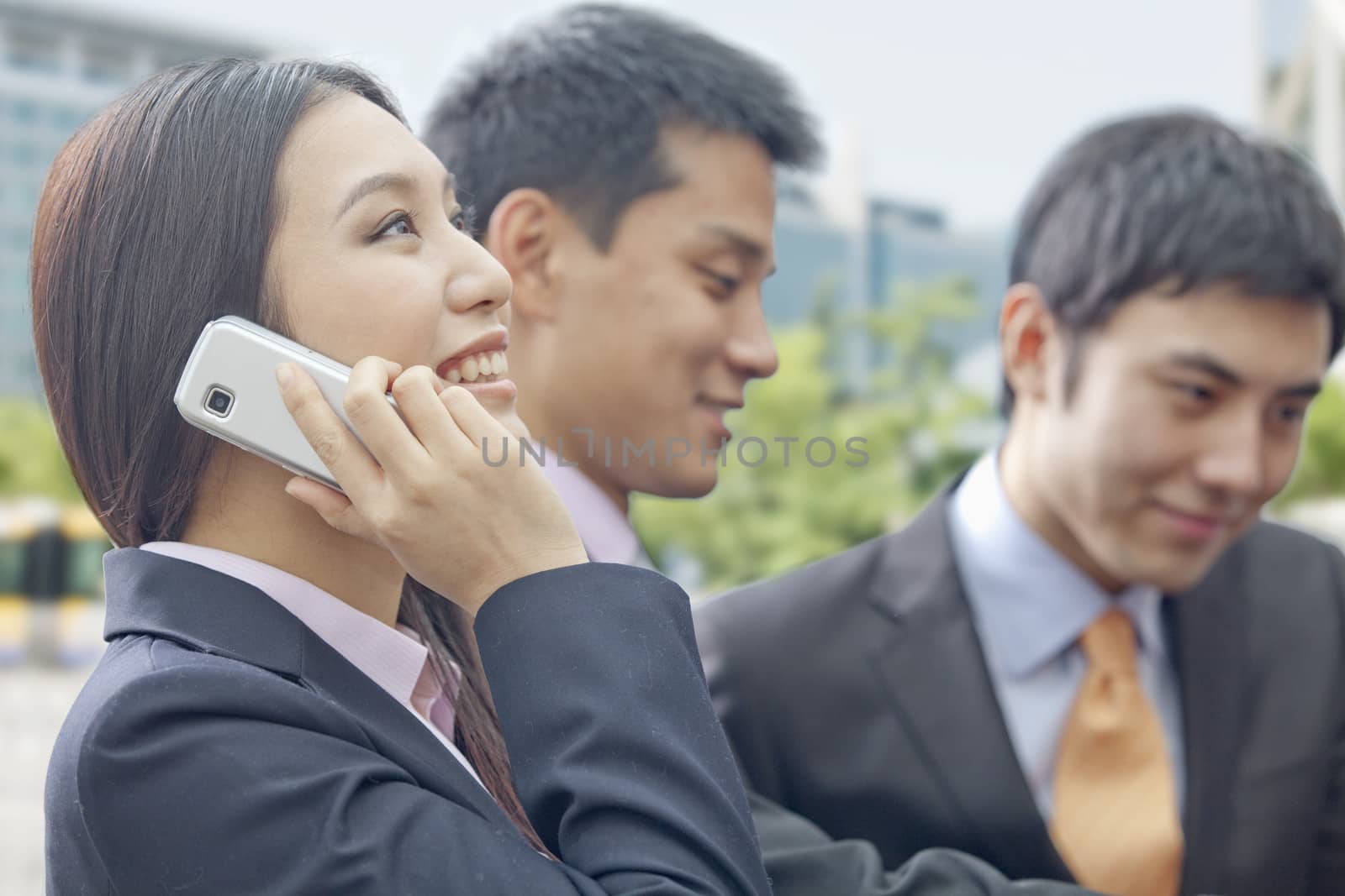 Businesswoman on the Phone by XiXinXing