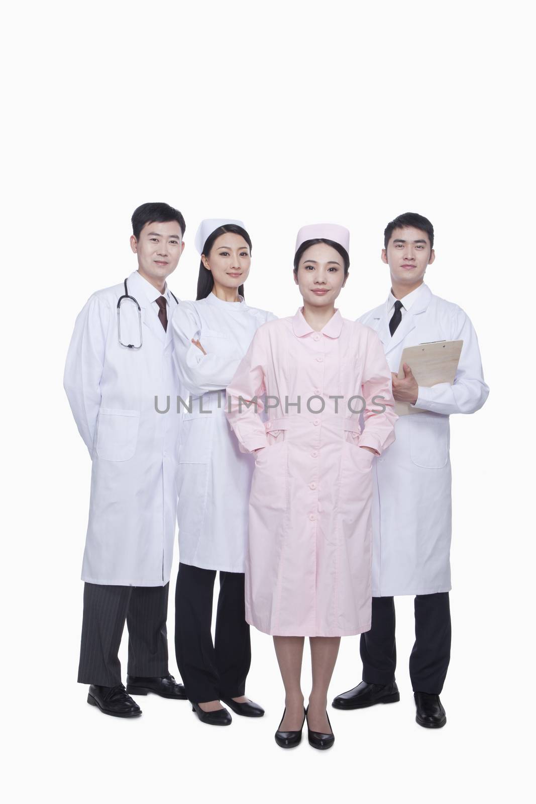 Portrait of Four Healthcare workers, China by XiXinXing