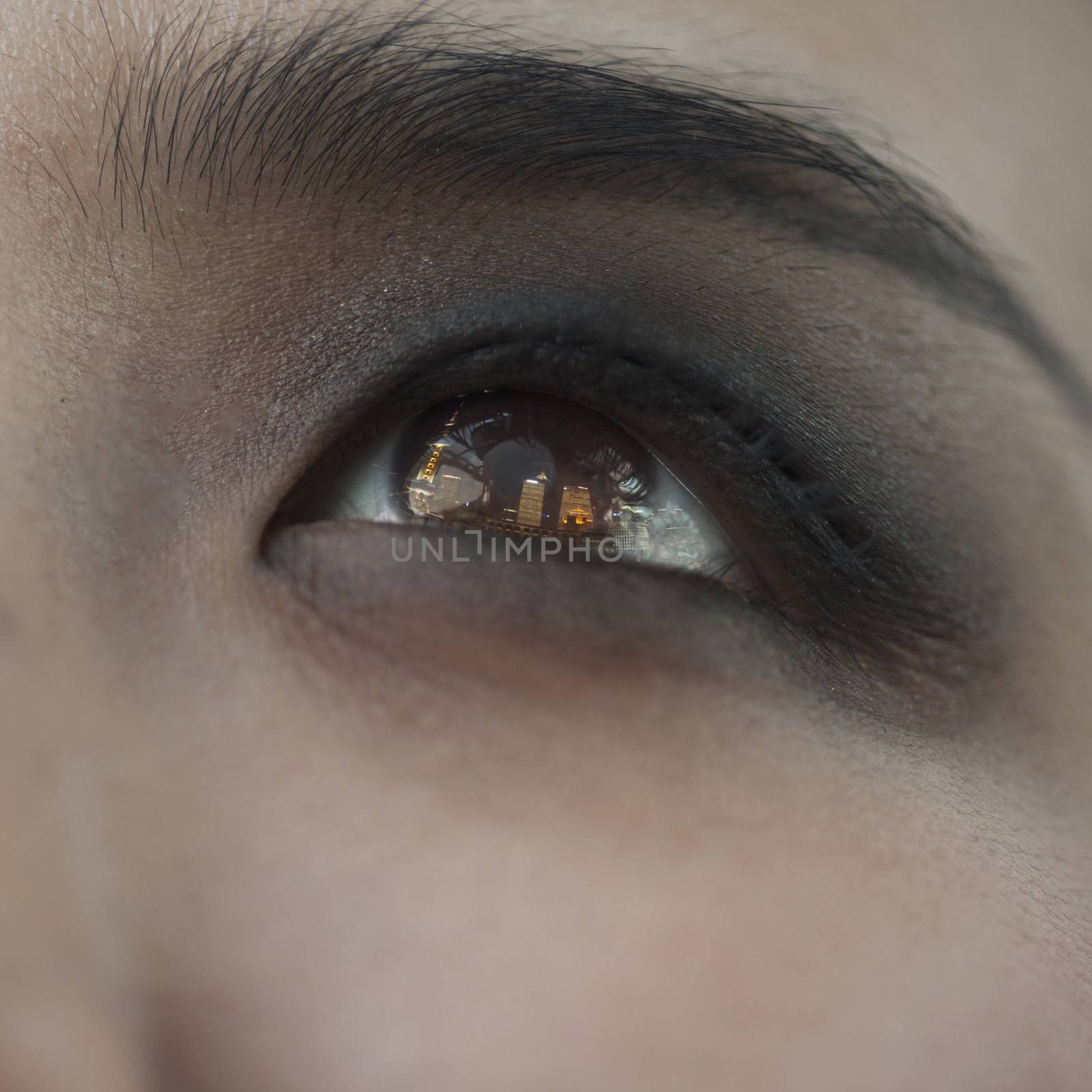 Smoky Eye Close-Up by XiXinXing
