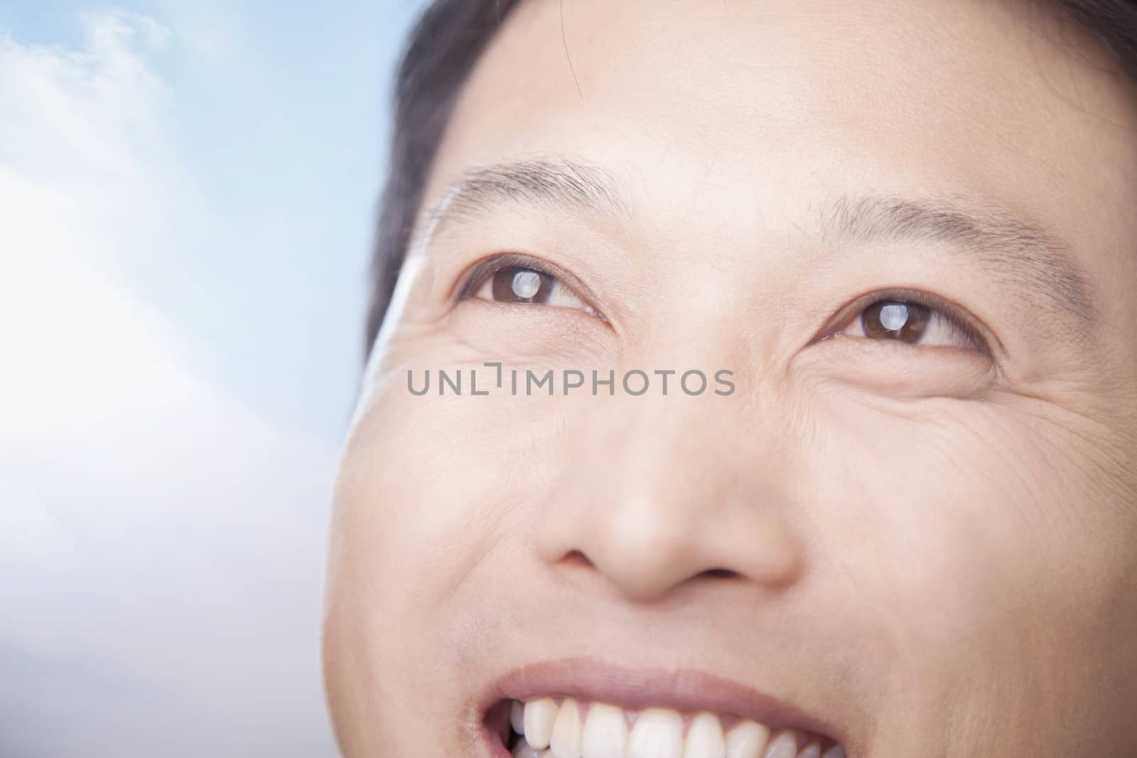Close-Up Man's Face