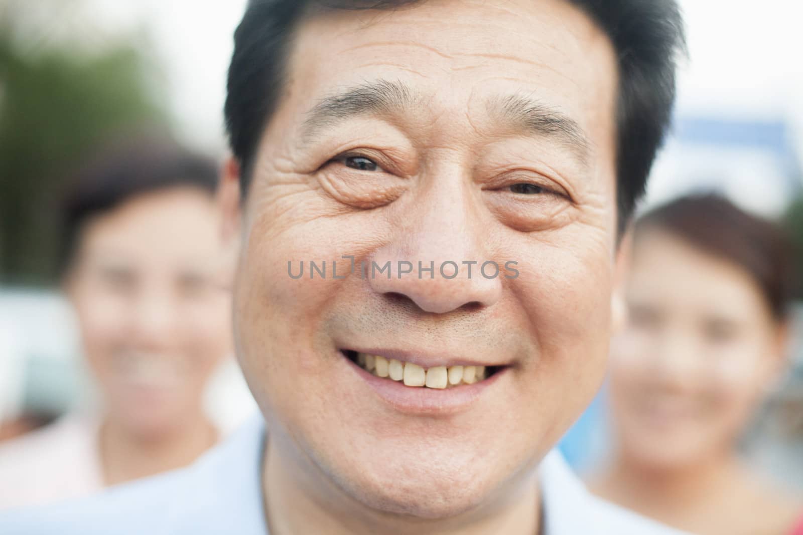 Man smiling, portrait