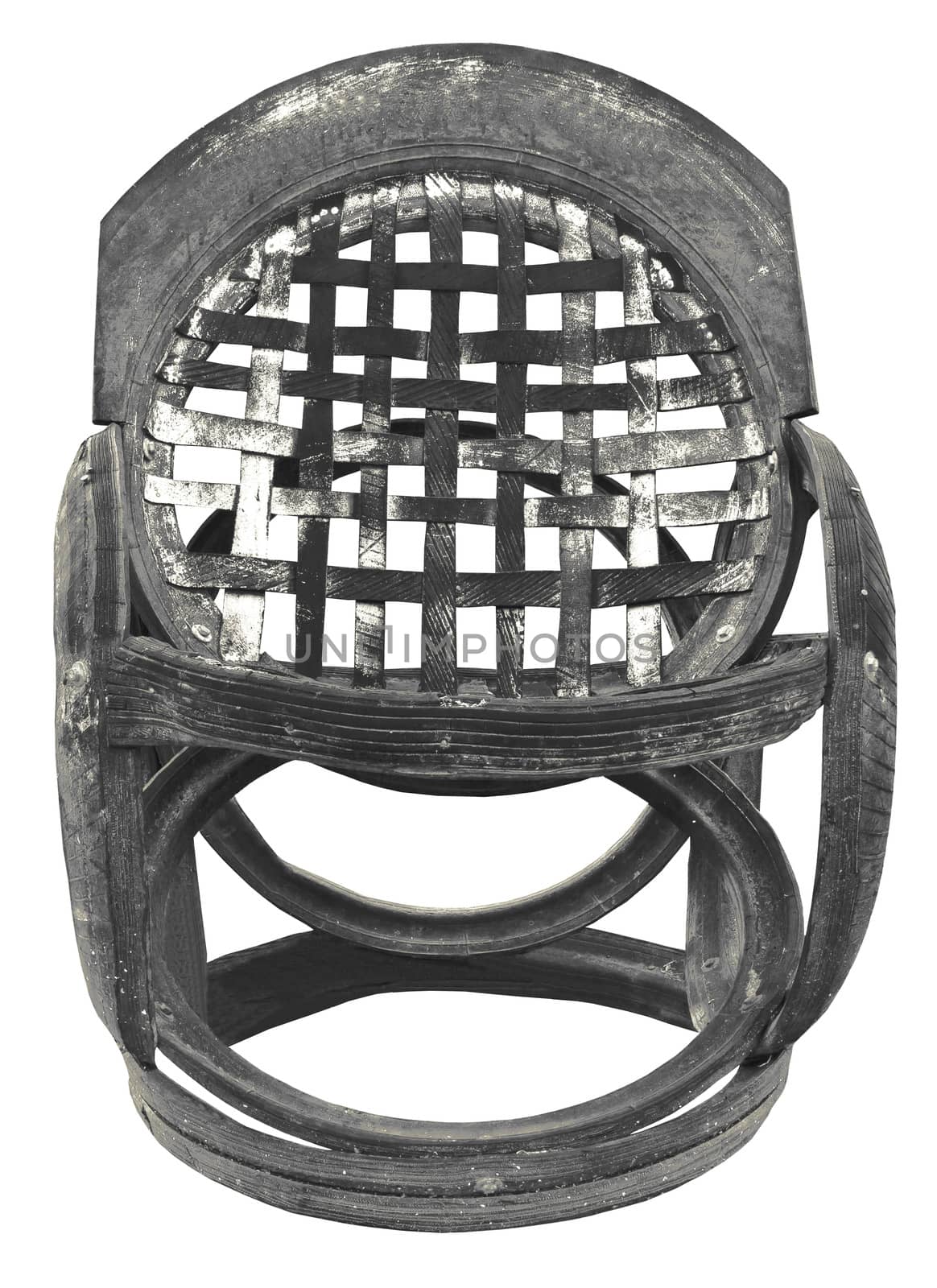 old chair on white blackground by sutipp11