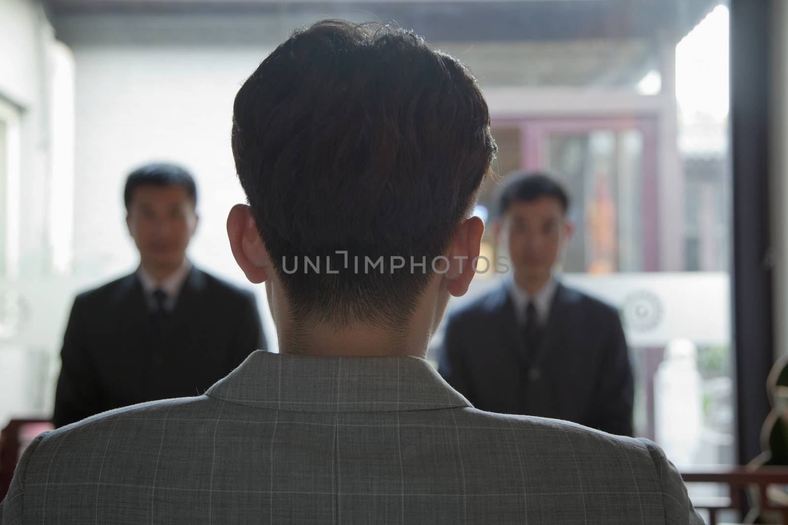 Back of Businessman's Head