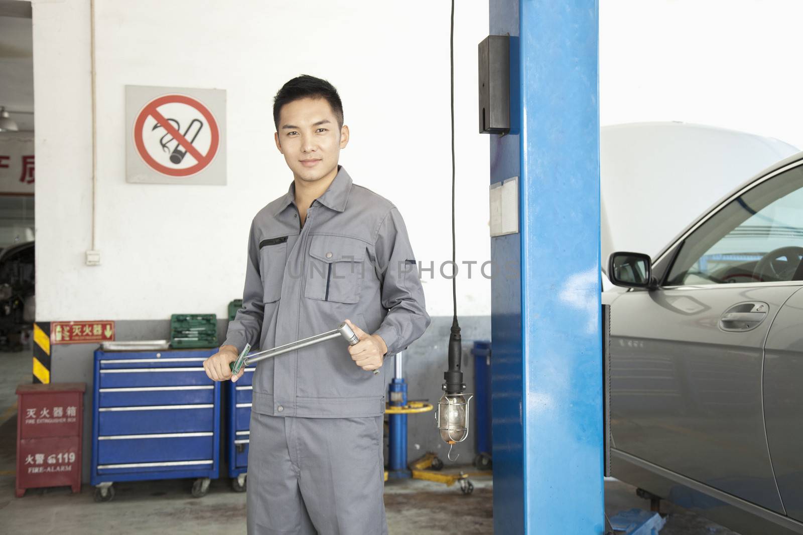 Portrait of Garage Mechanic