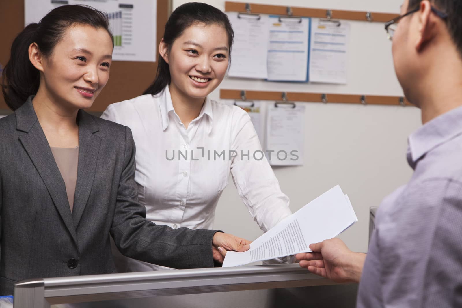 Business people working in the office