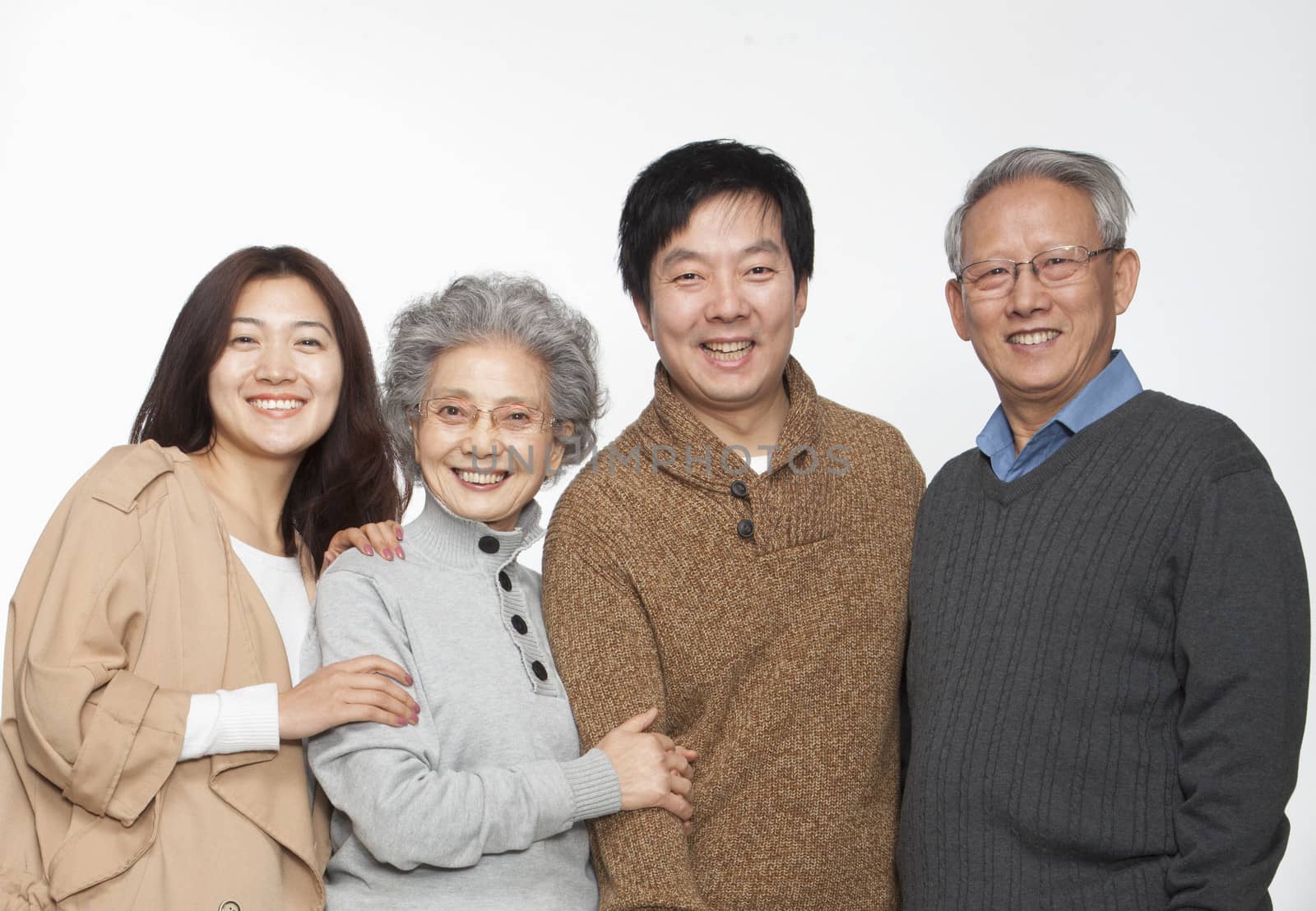 Multi generation family portrait