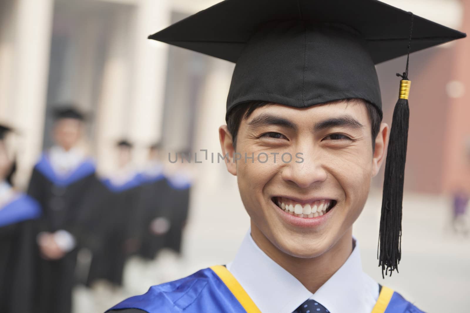 Young Graduate Smiling, Portrait 