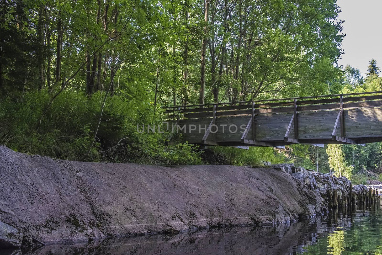 landscape, in a river at five sea by steirus