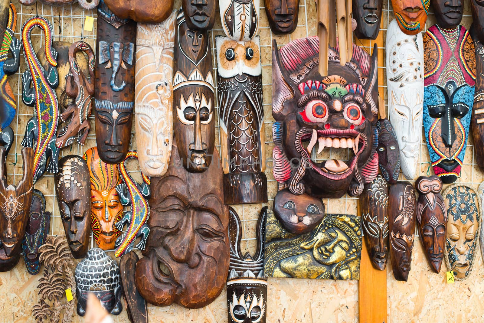 African masks by furzyk73