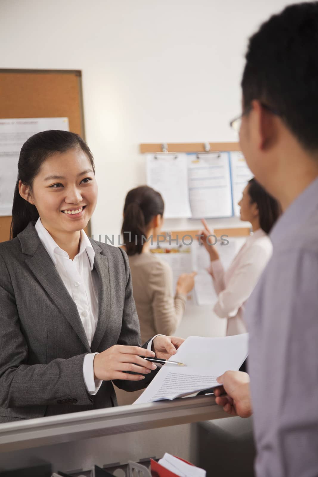 Business people working in the office