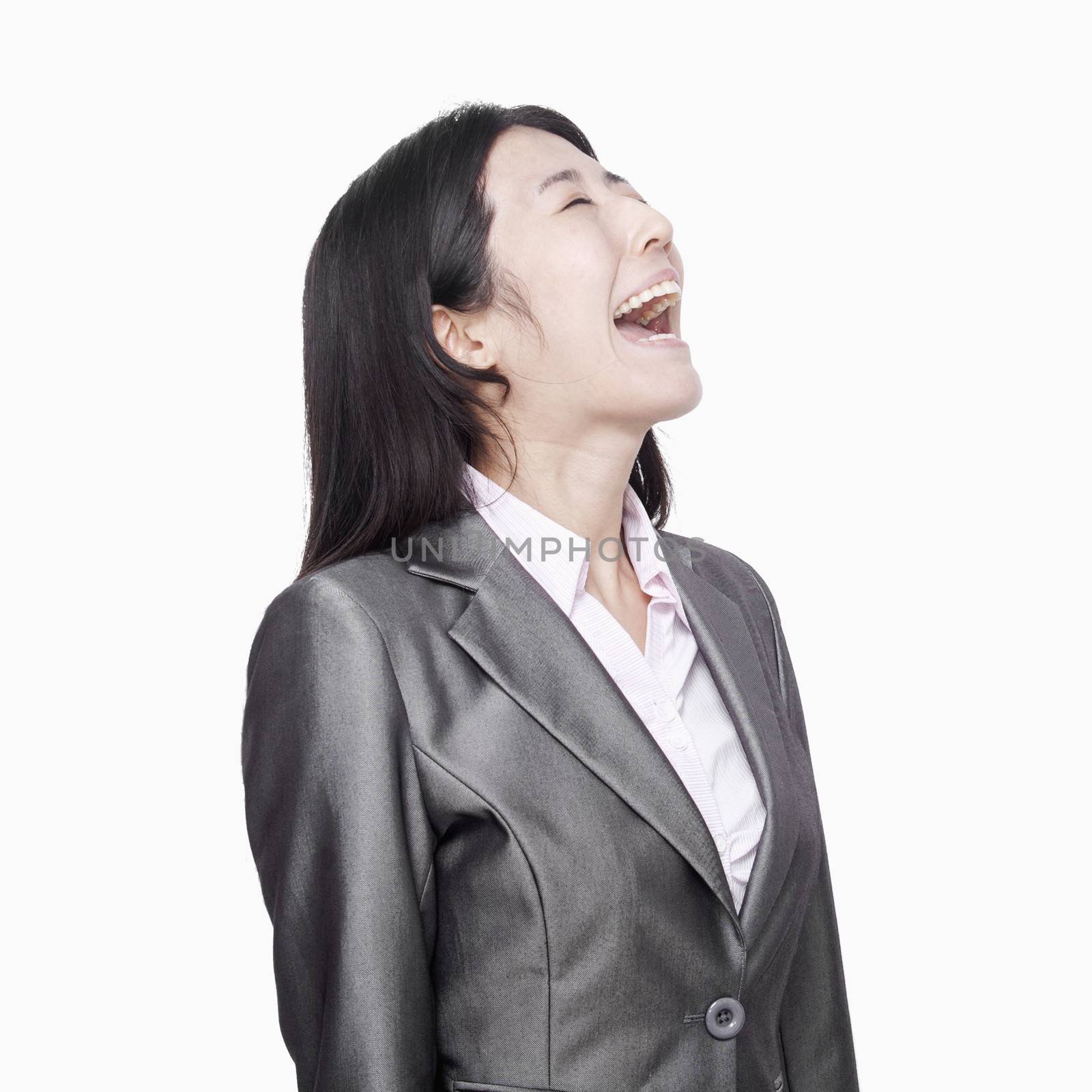 Businesswoman screaming  by XiXinXing