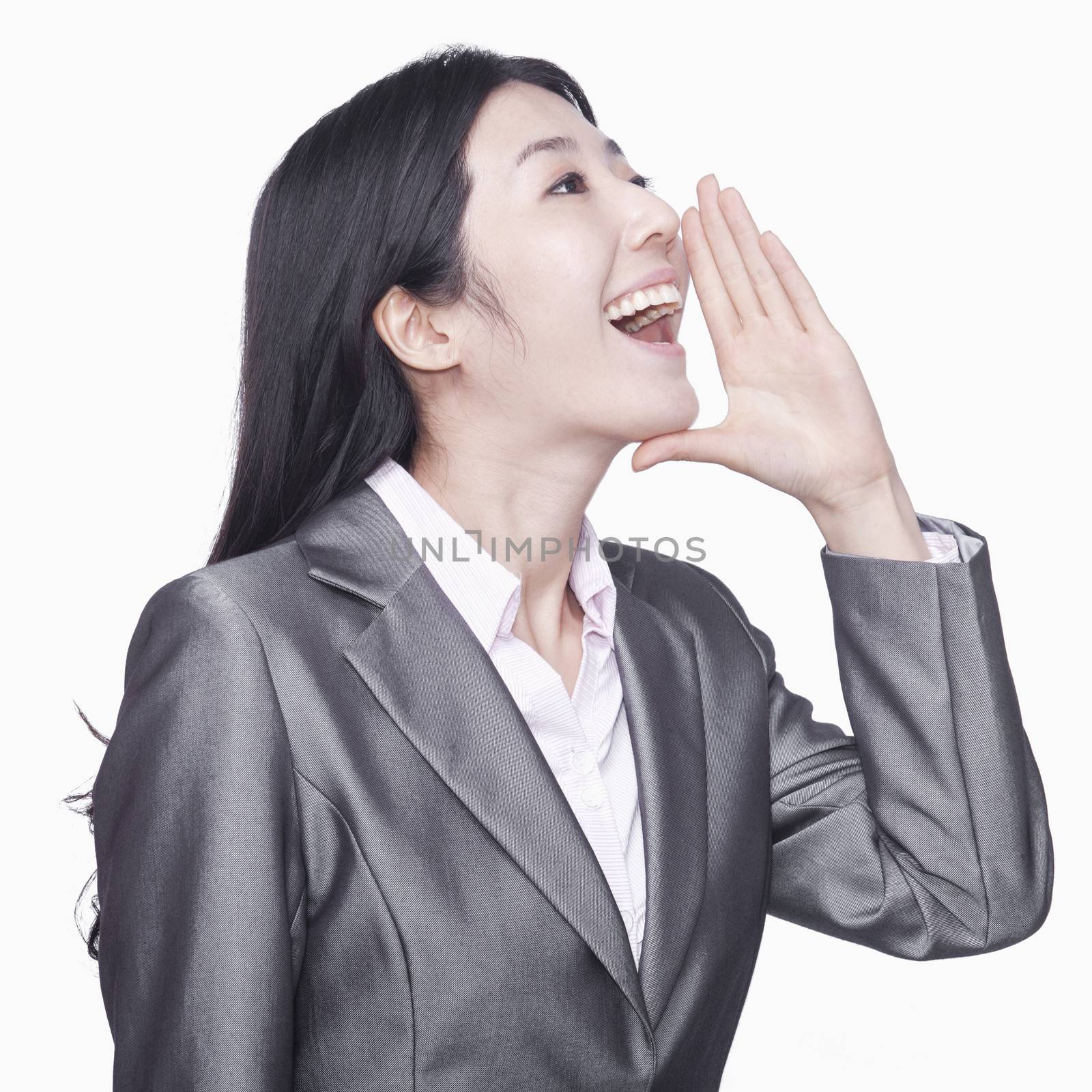 Businesswoman screaming  by XiXinXing