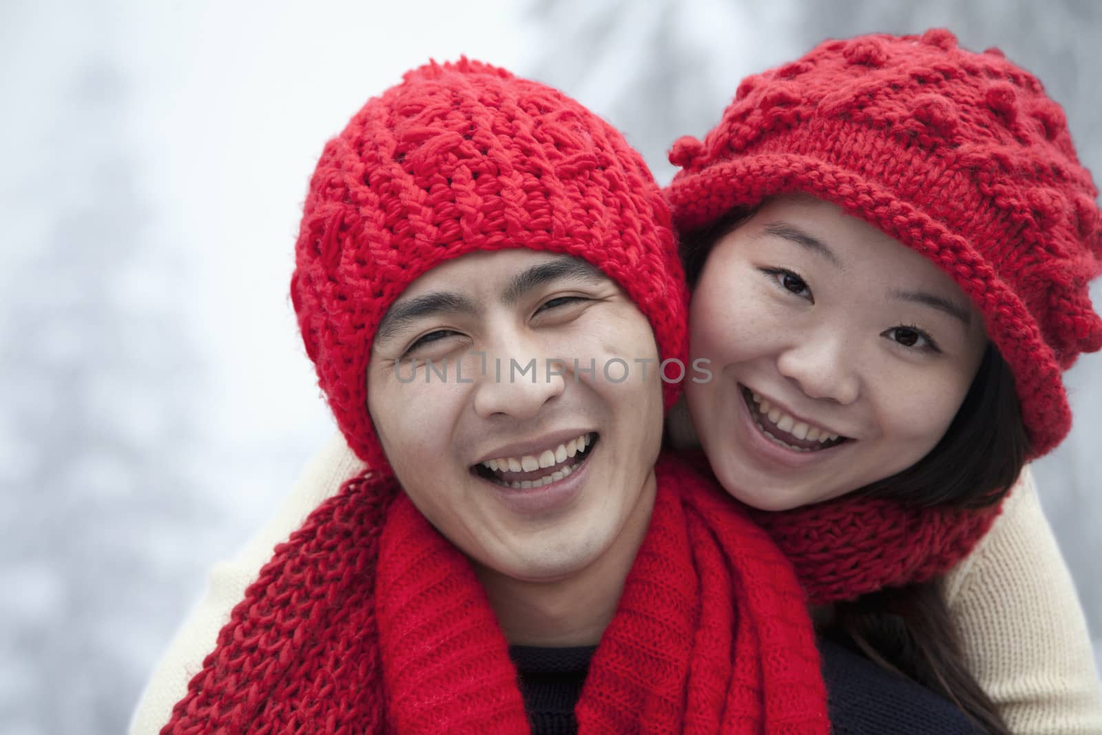 Young Couple in the Snow by XiXinXing
