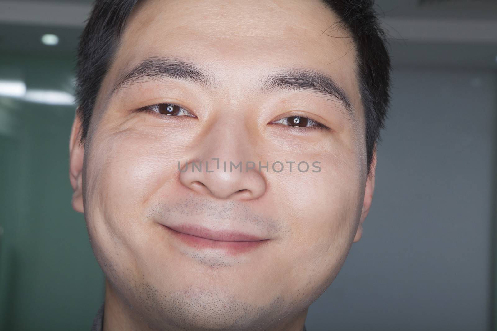 Close-Up Portrait of a Man