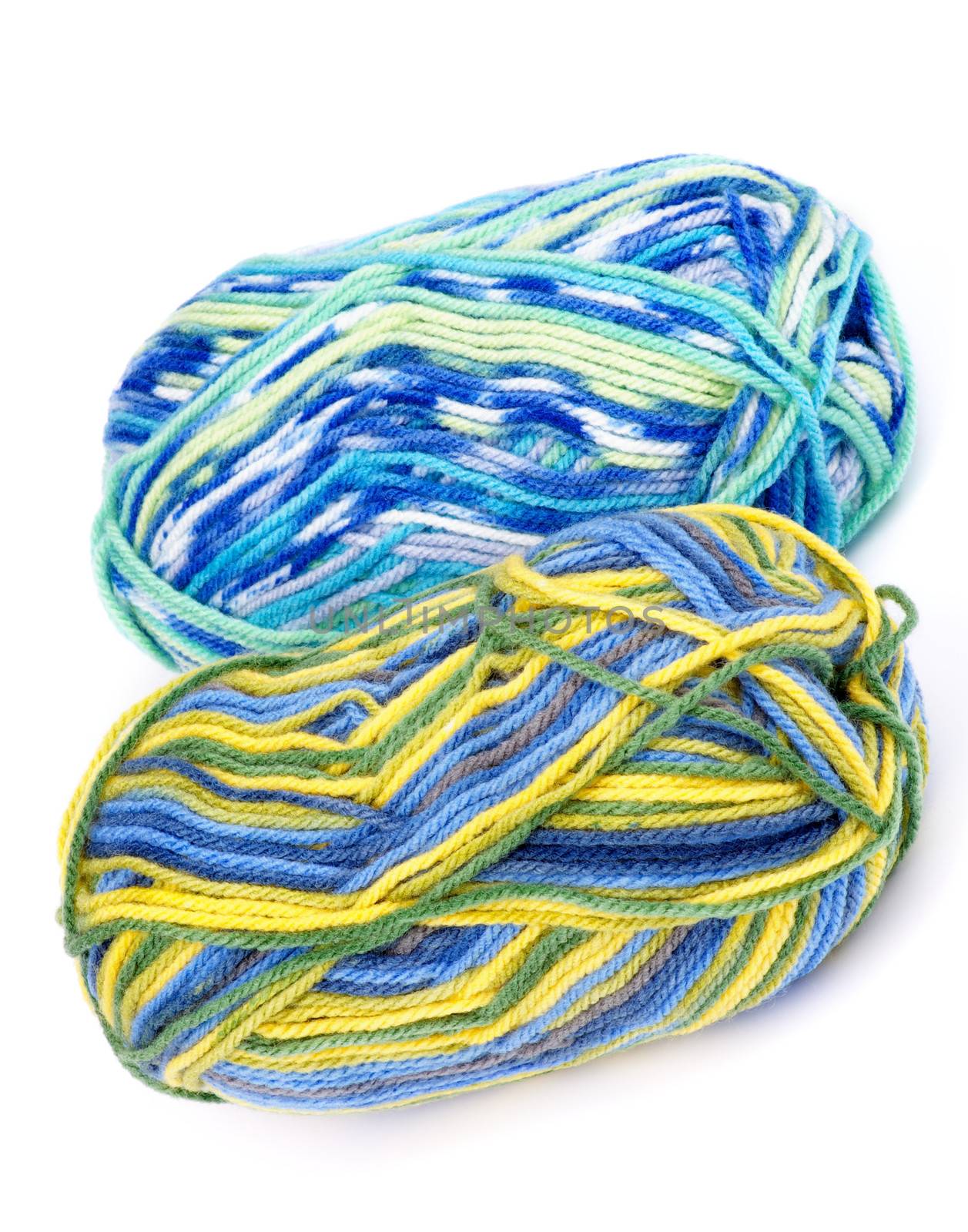 Multi Colored Knitting Yarn by zhekos