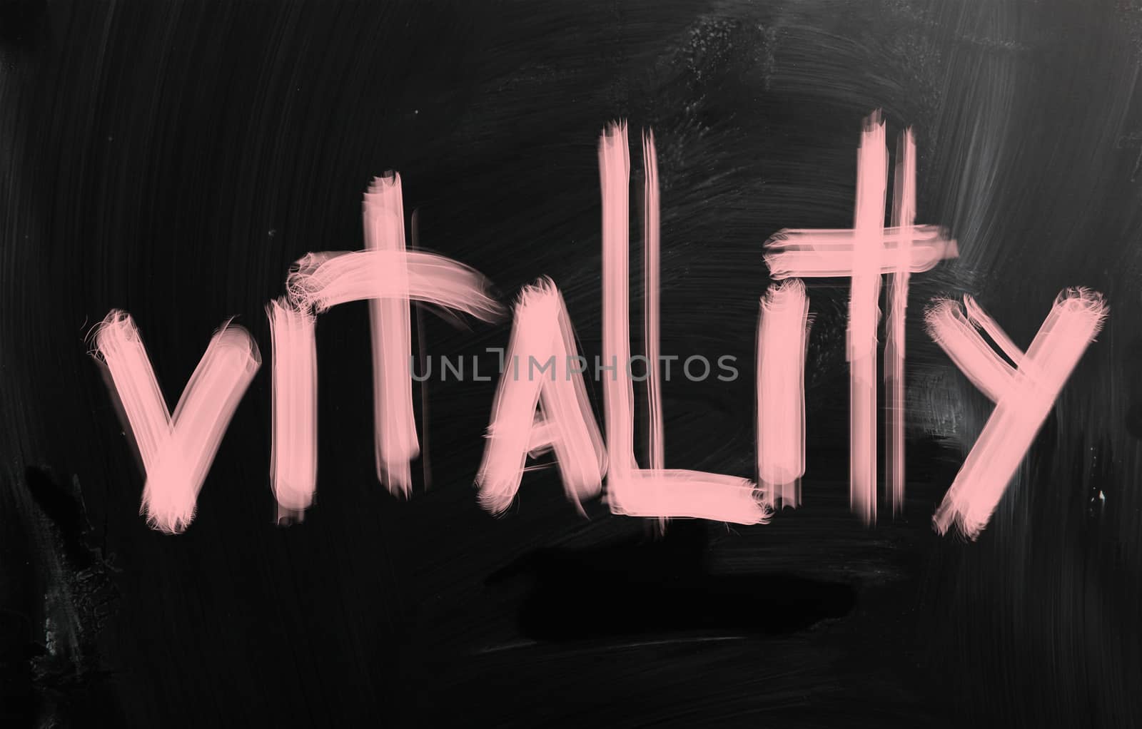 Health concept handwritten with chalk on a blackboard by KrasimiraNevenova