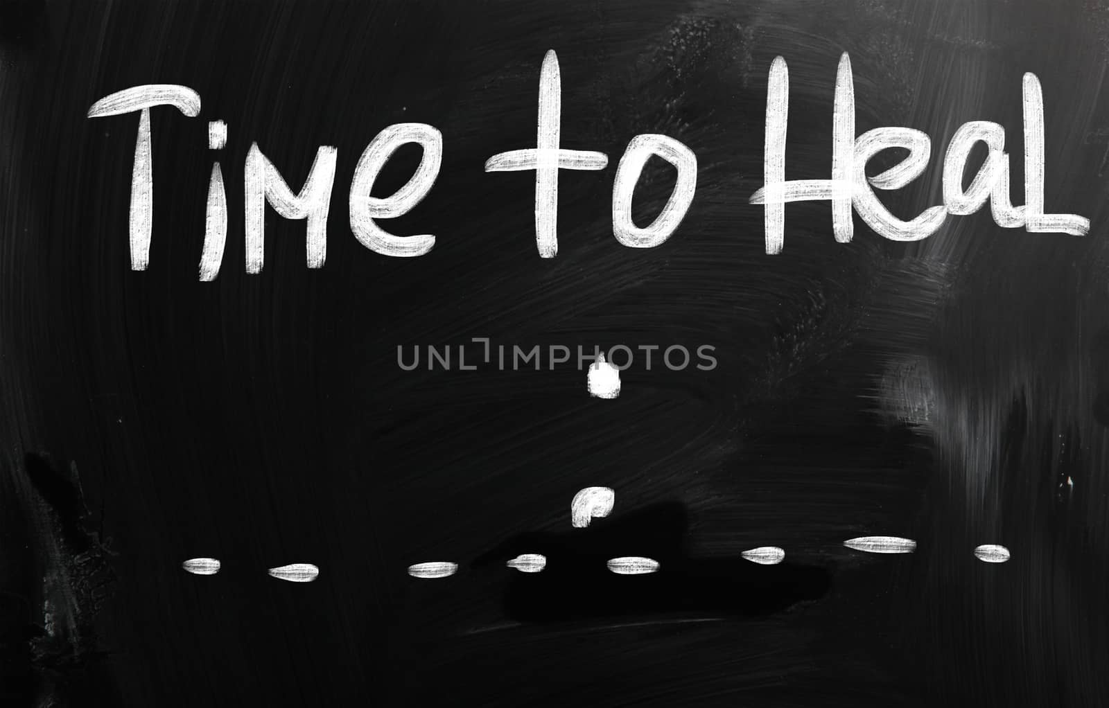 Health concept handwritten with chalk on a blackboard by KrasimiraNevenova