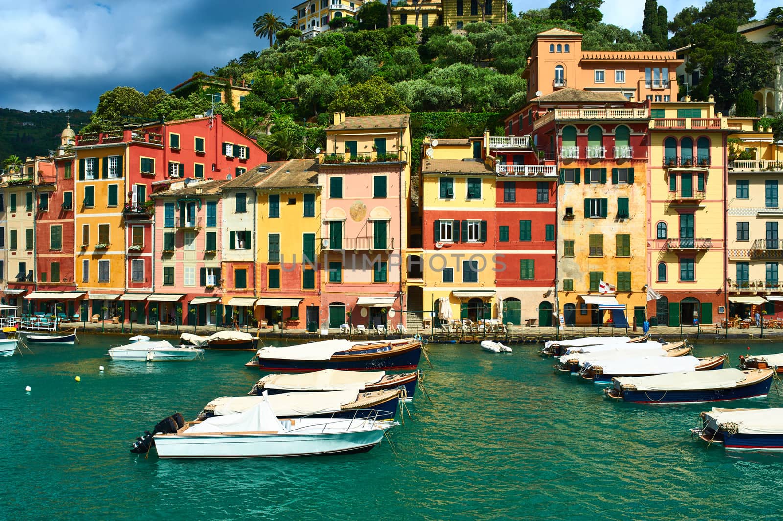 Portofino village on Ligurian coast in Italy