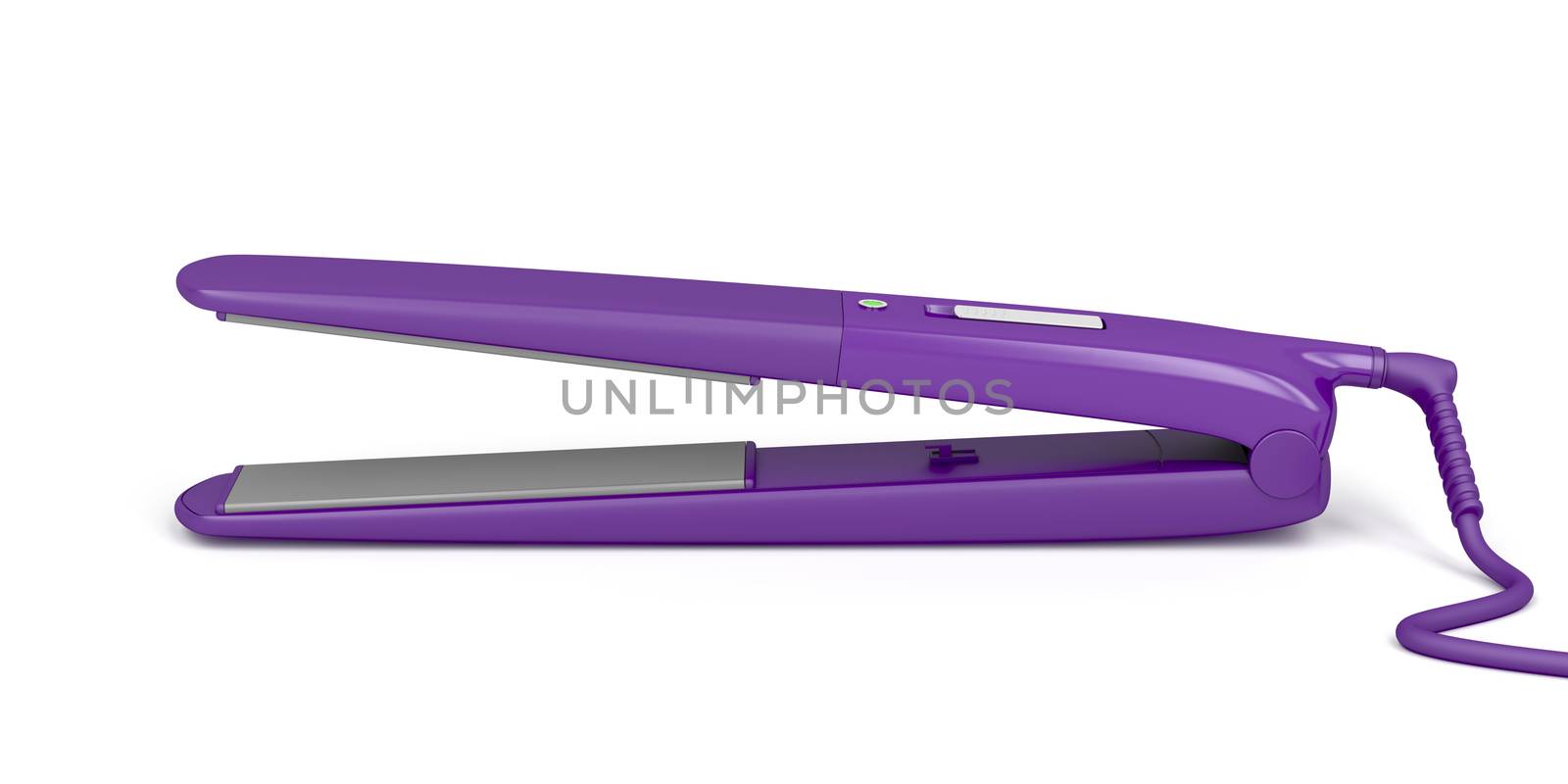 Purple hair straightener by magraphics