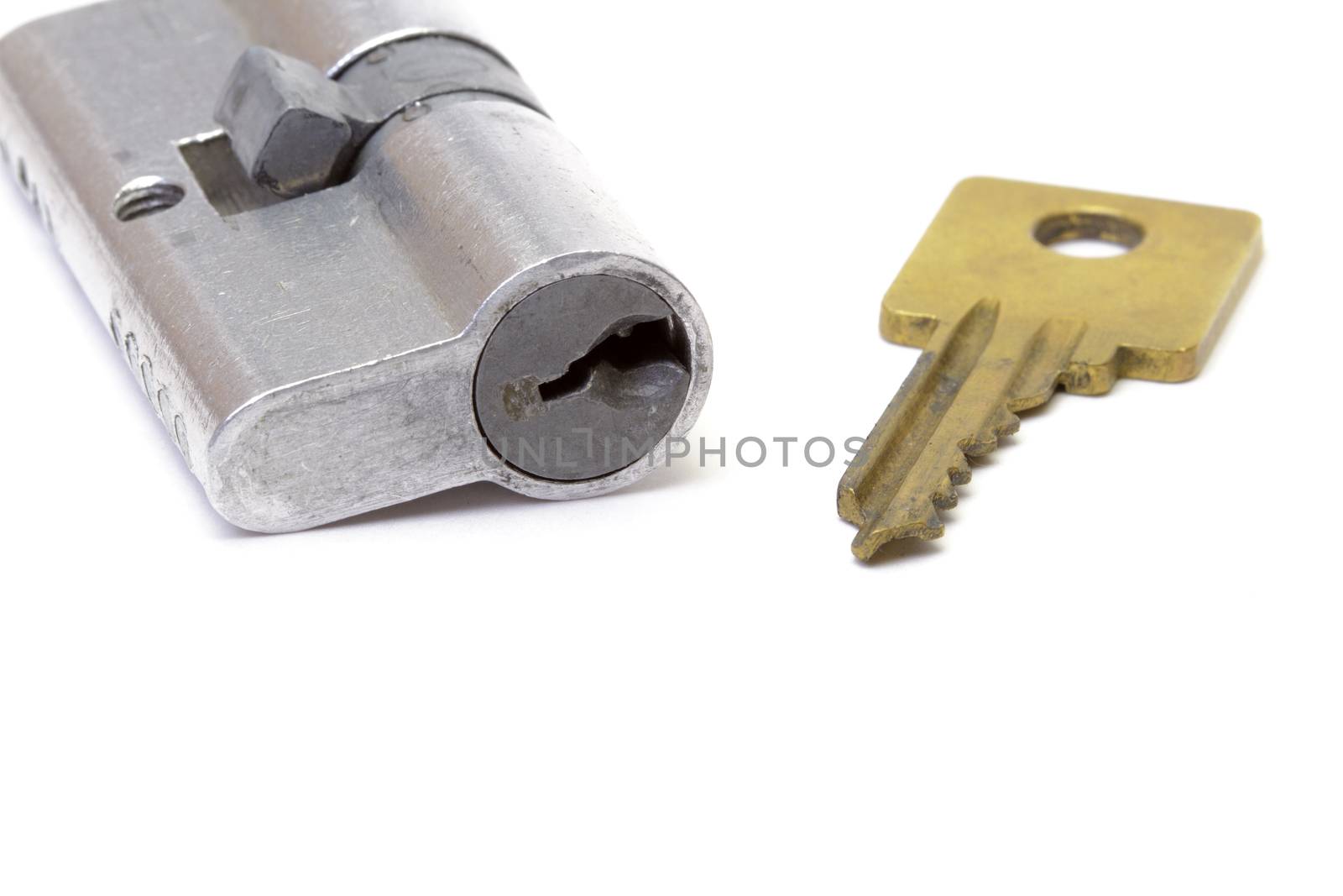 Lock with key by marslander