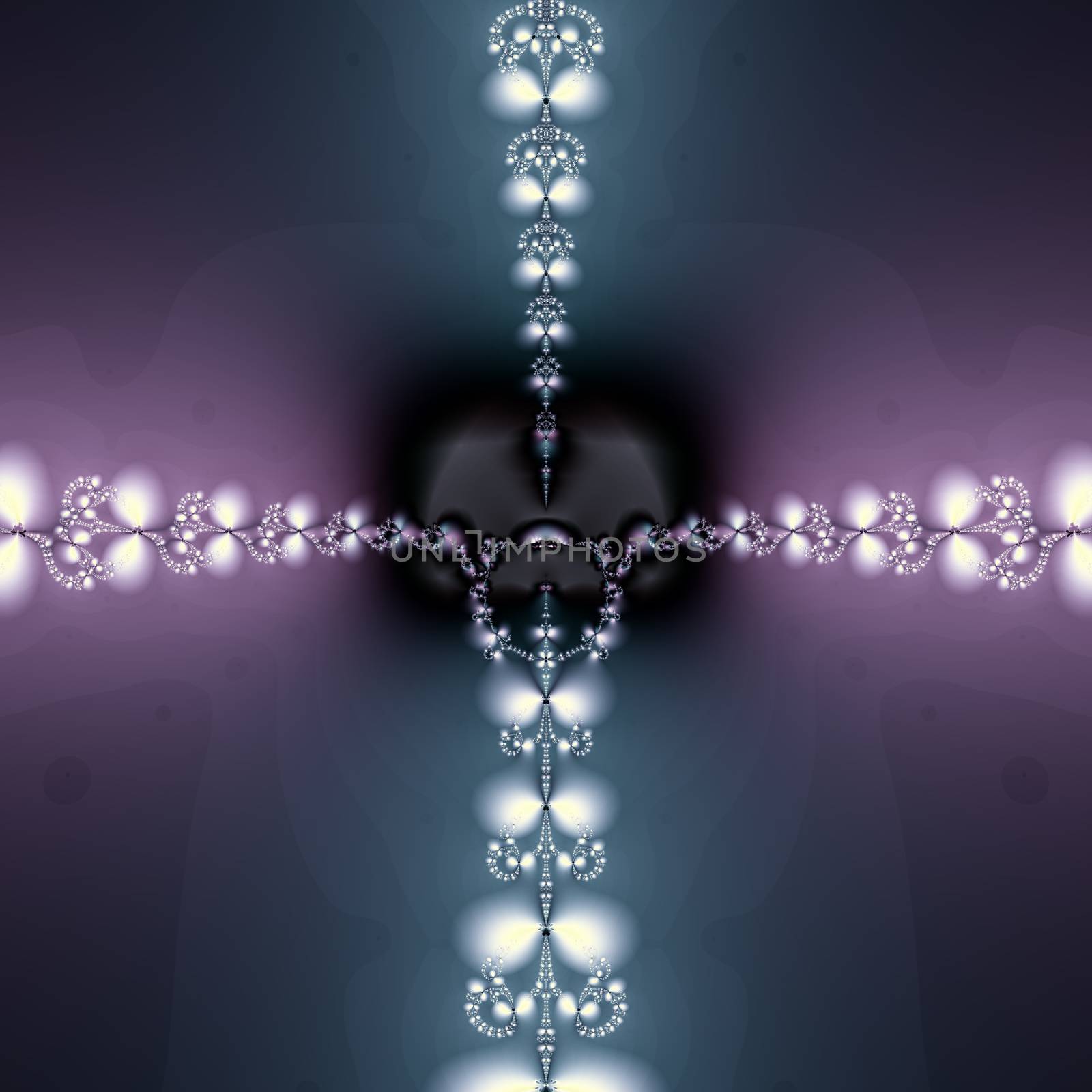 Elegant fractal design, abstract psychedelic art, purple song
