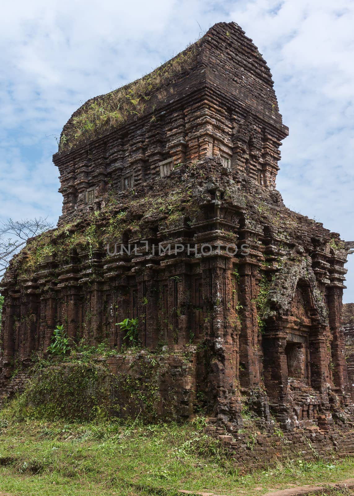 Most iconic structure of My Son Cham towers in Vietnam. by Claudine