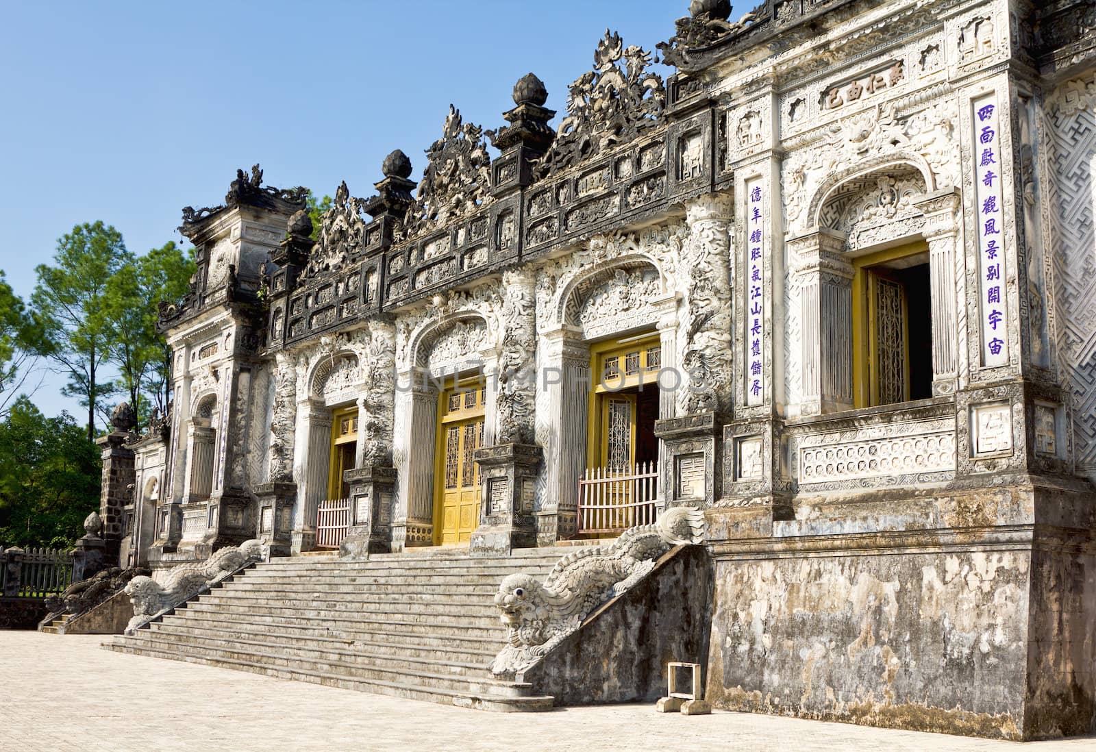 Khai Dinh Tomb in Hue ,Vietnam