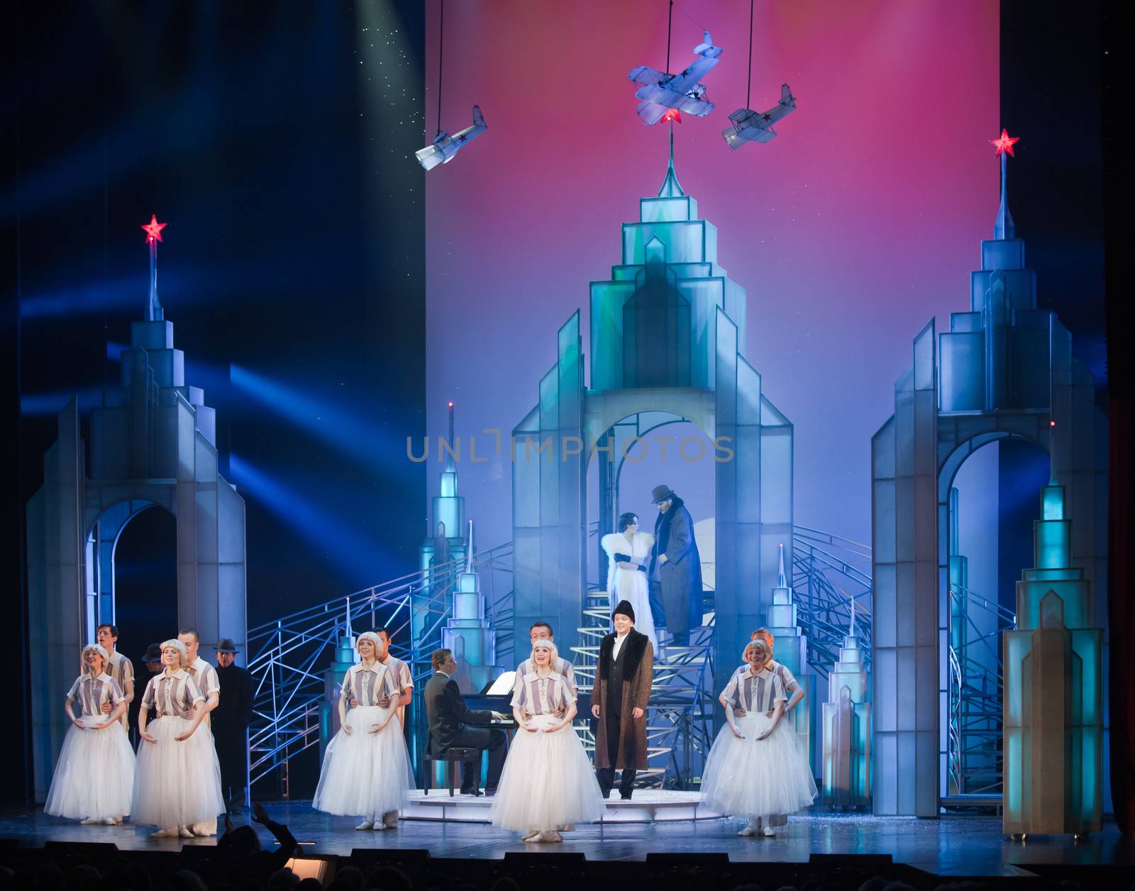 Scene from musical  Musical Theatre Moscow