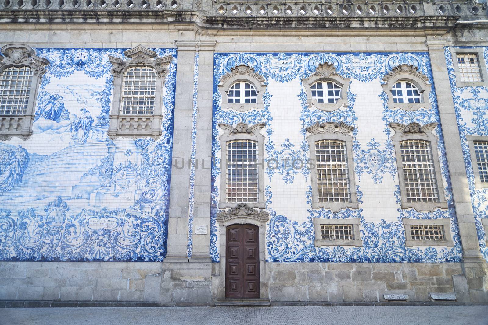 tiled church in porto portugal by jackmalipan