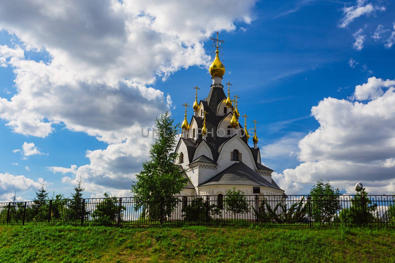 Chapel in Pechatniki on Guryanov Street in Moscow