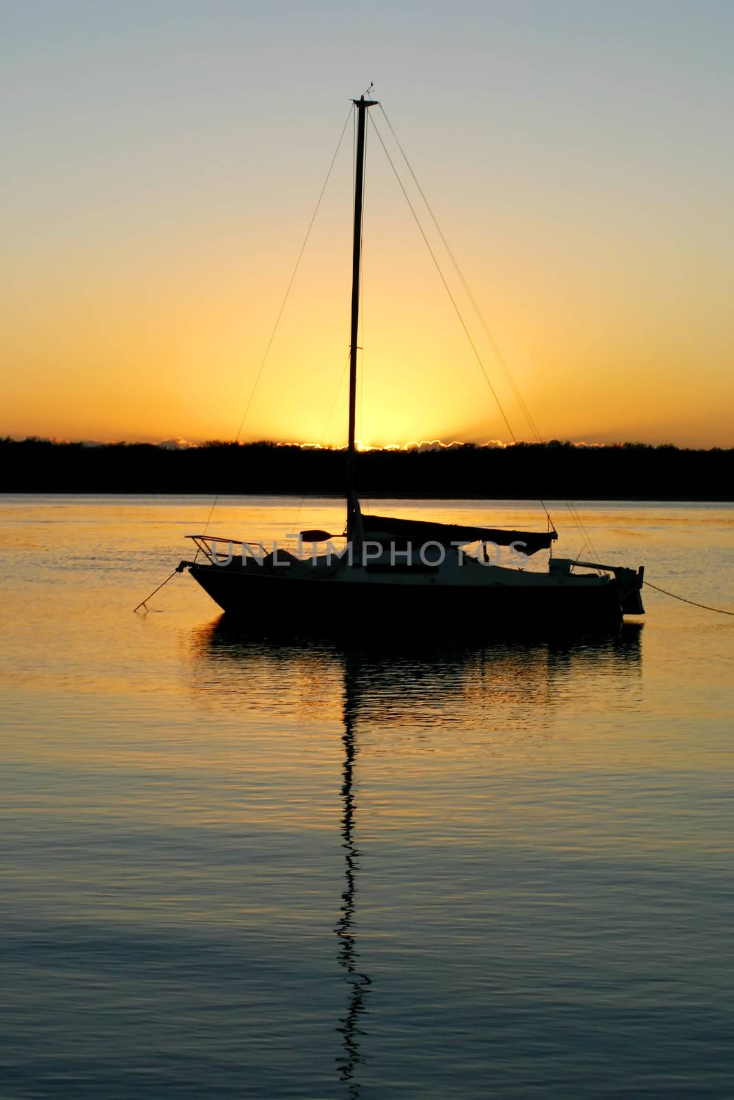 Early Morning Yacht by jabiru