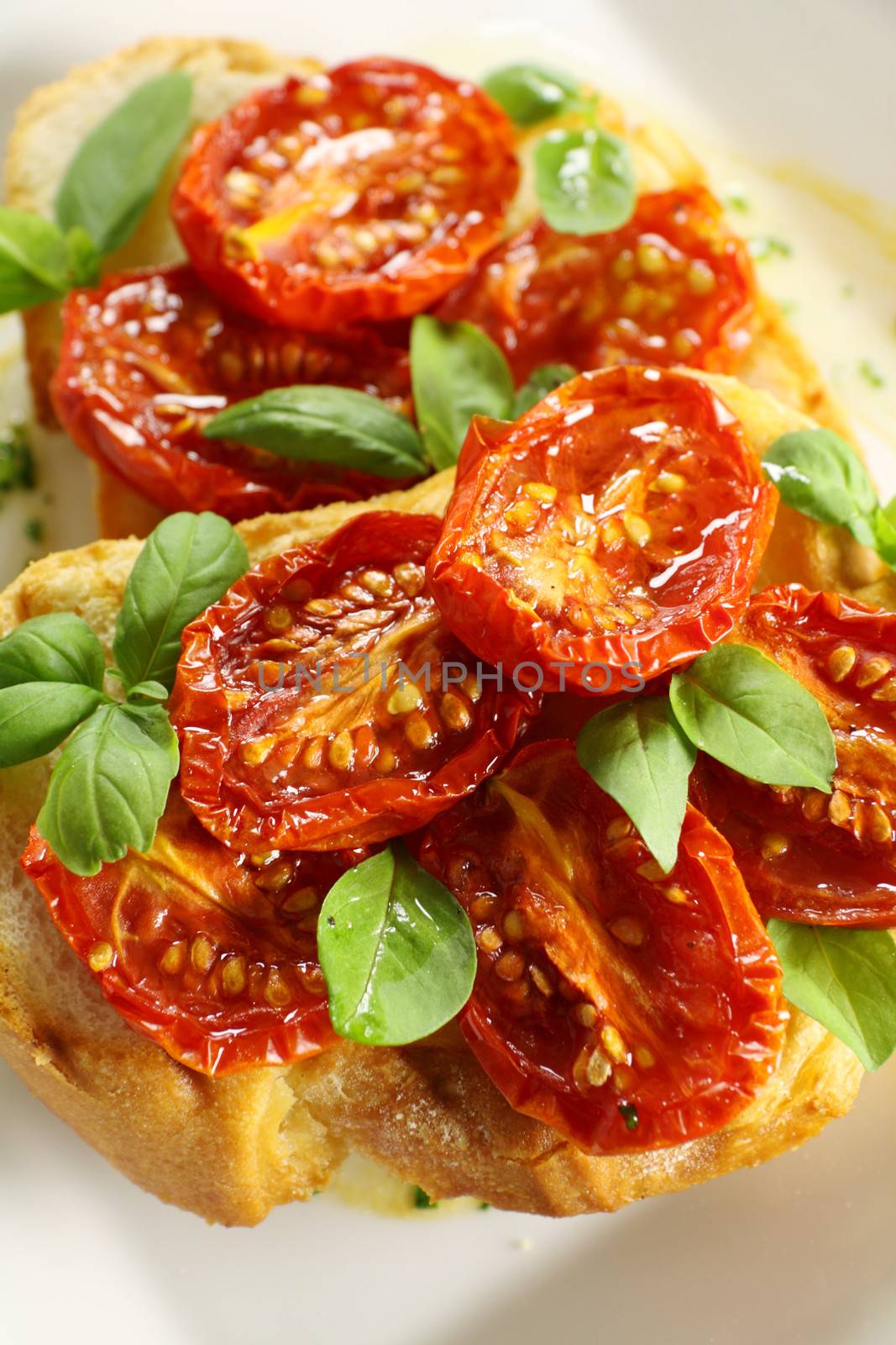 Roasted Tomato Bruschetta by jabiru