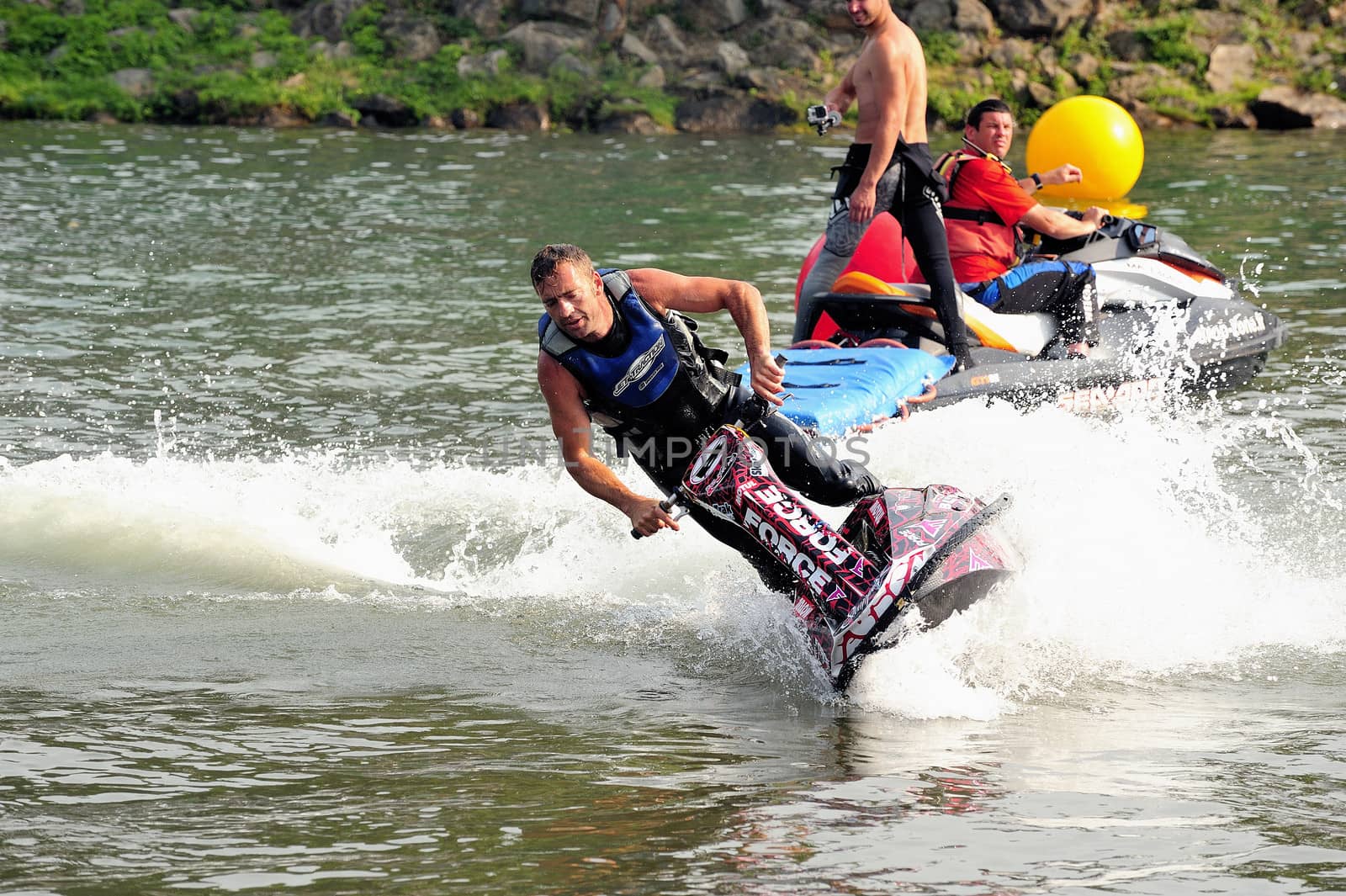 Lifting Jetski by gillespaire