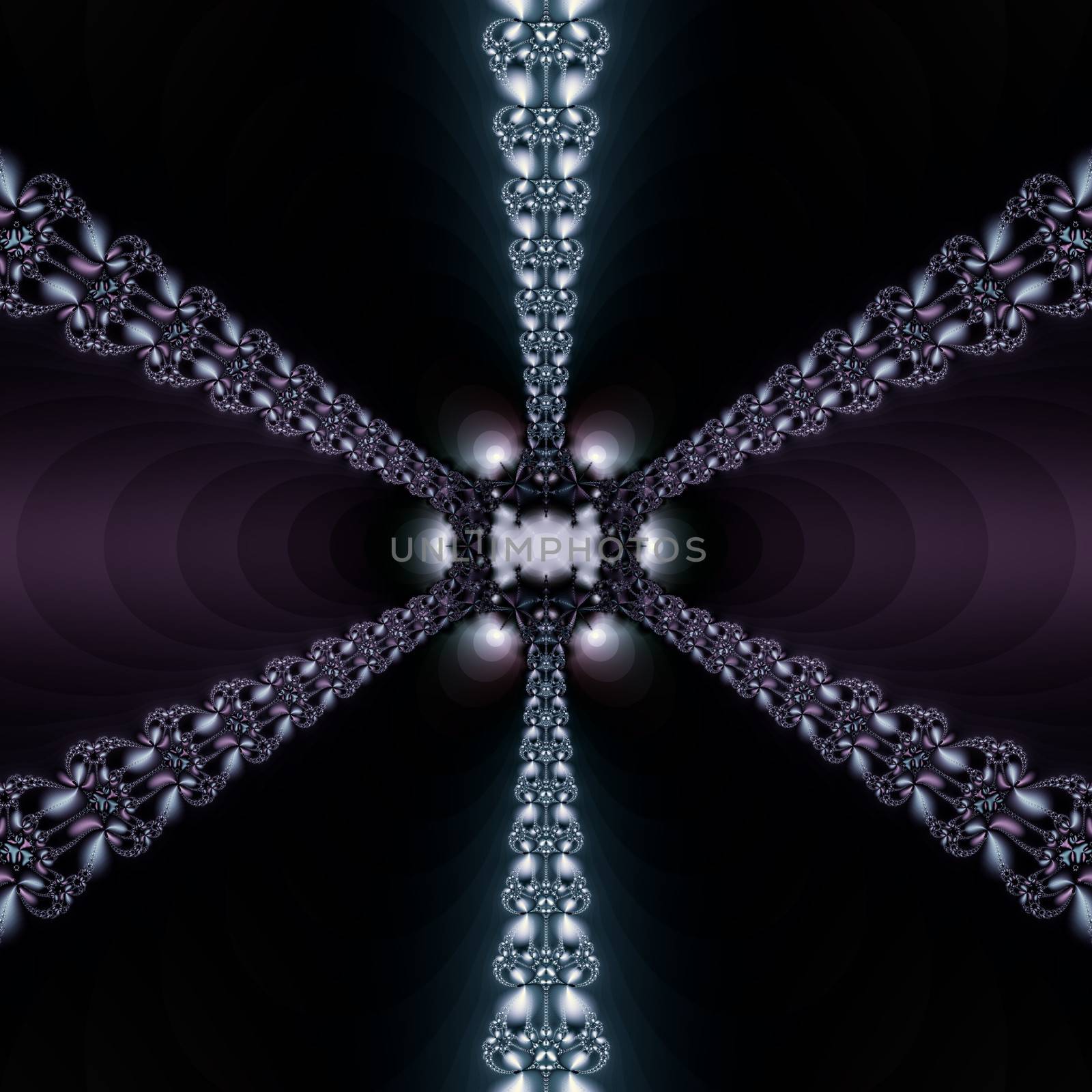 Elegant fractal design, abstract psychedelic art, magic star