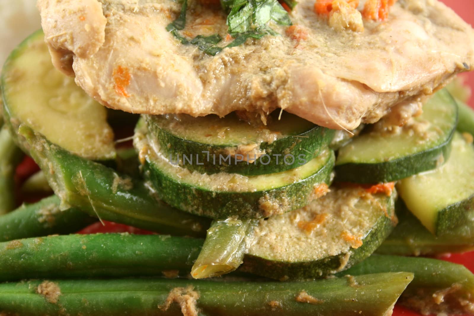 Thai Green Poached Chicken 2 by jabiru