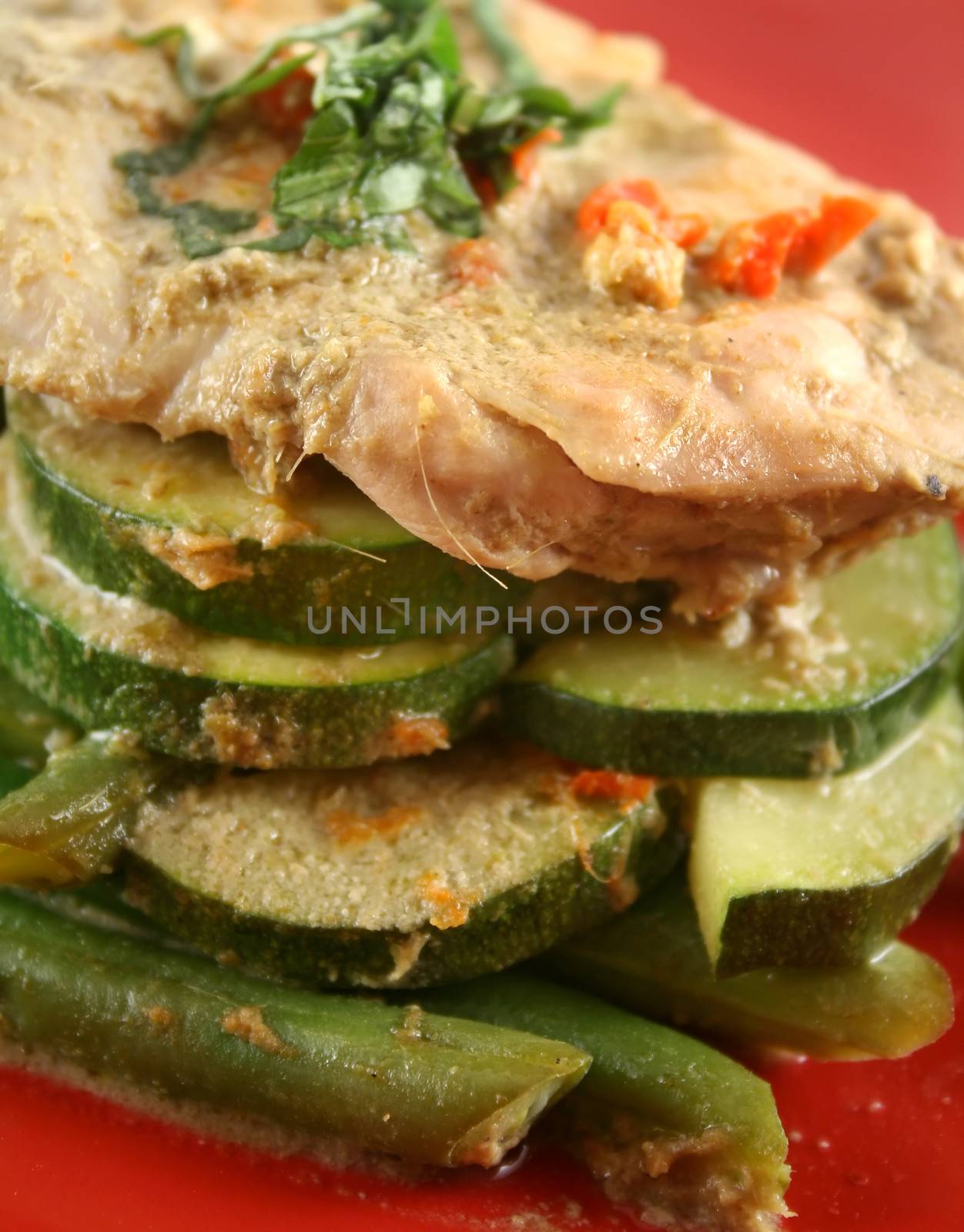 Thai Green Poached Chicken by jabiru