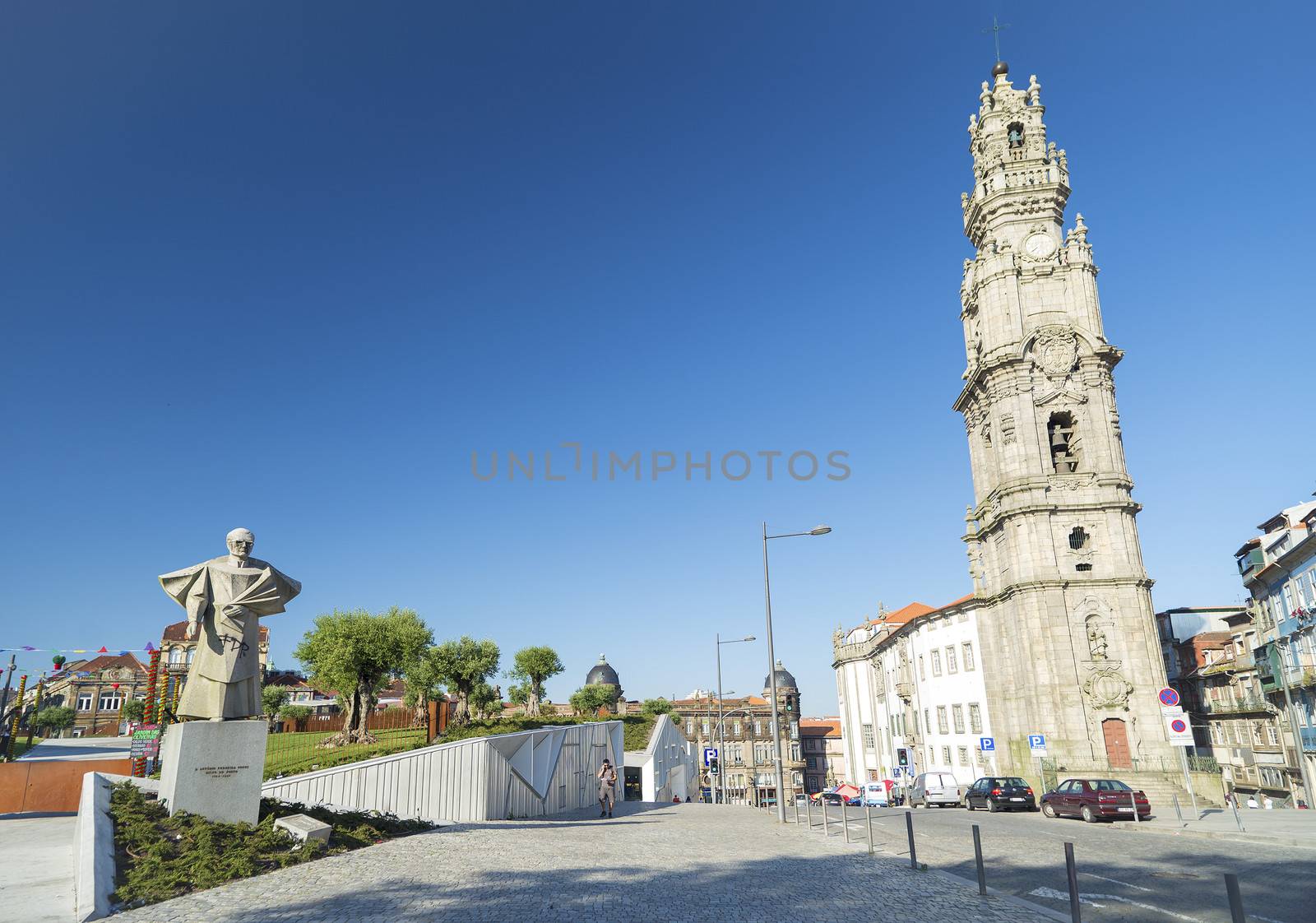 torre dos clerigos porto portugal by jackmalipan