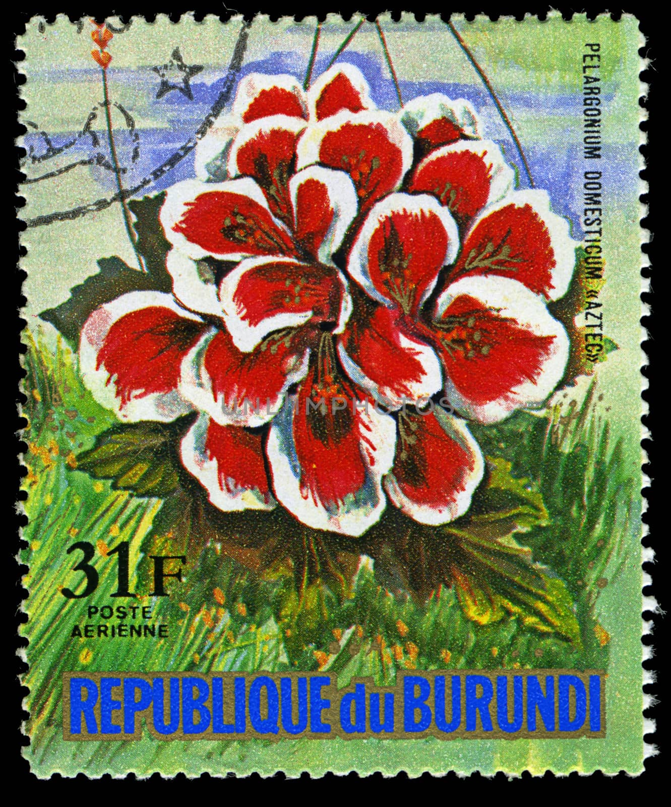 REPUBLIC OF BURUNDI - CIRCA 1974: A stamp printed in Republic of by Zhukow