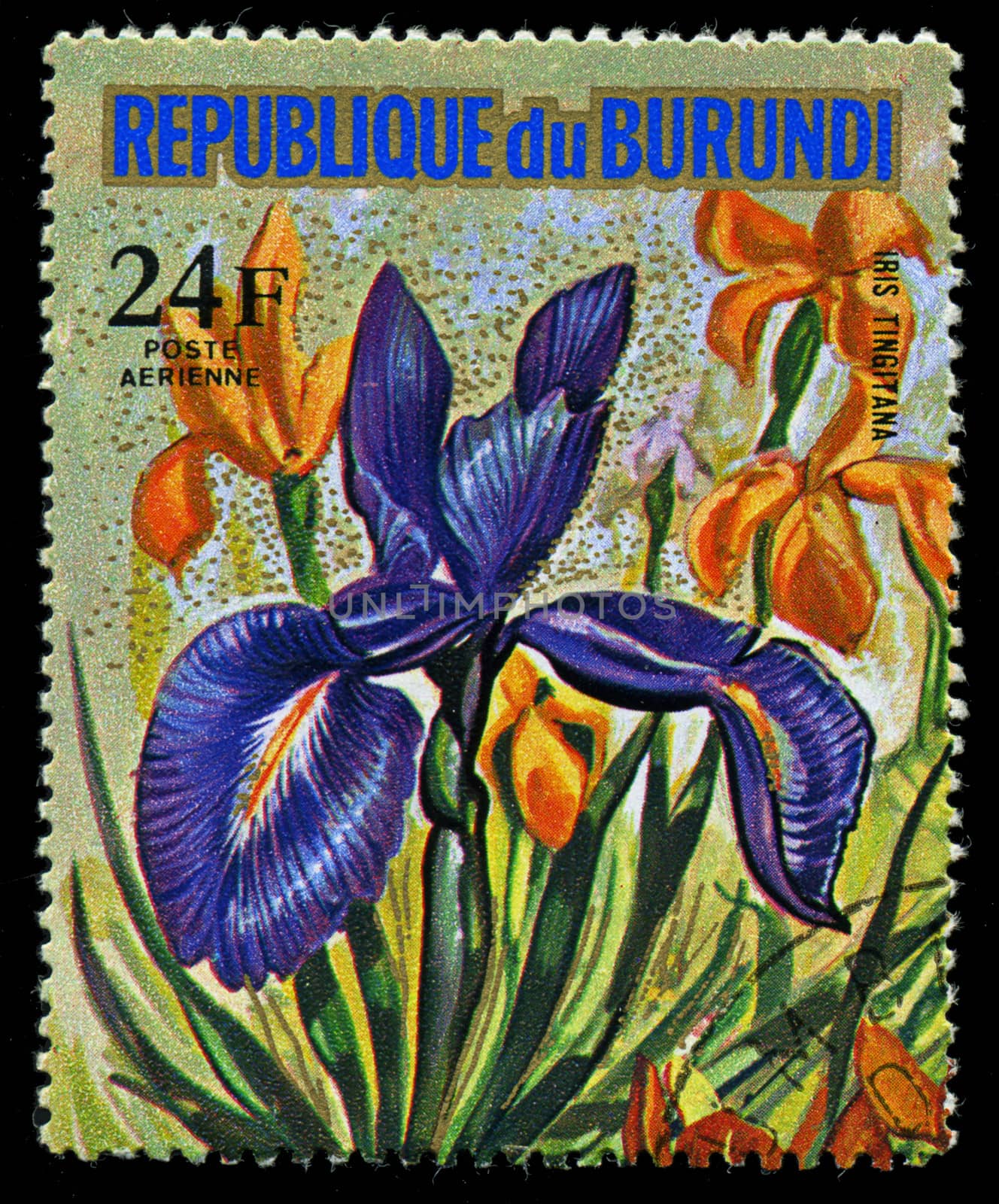 REPUBLIC OF BURUNDI - CIRCA 1974: A stamp printed in Republic of by Zhukow