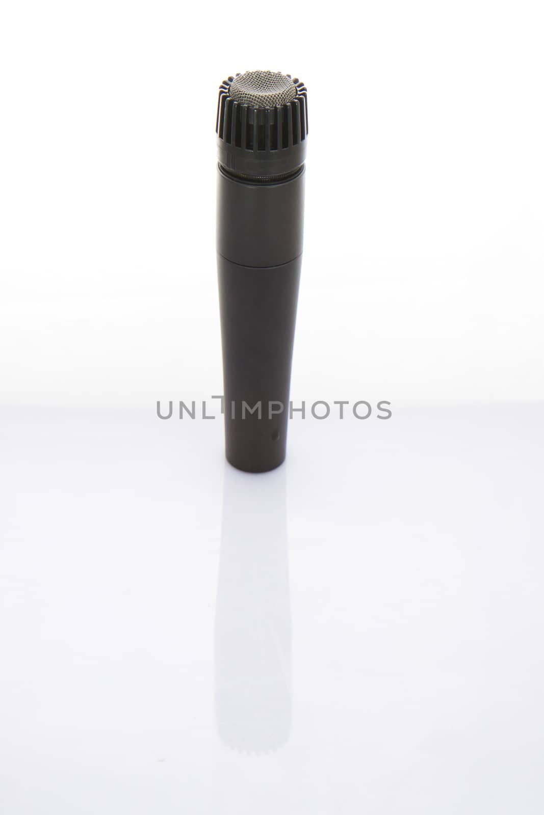 Microphone isolated on white background by imagesbykenny
