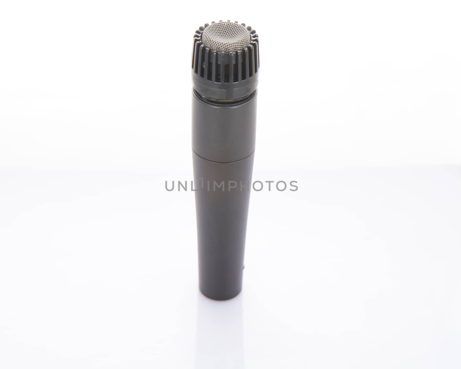 Microphone isolated on white background by imagesbykenny