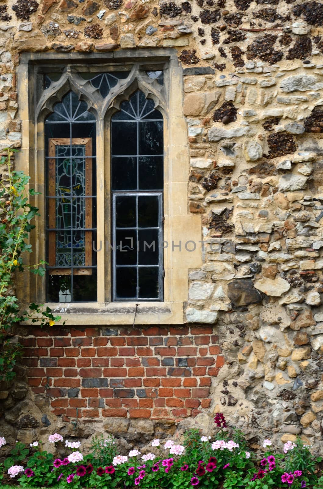 Norman Window in Brick Wall