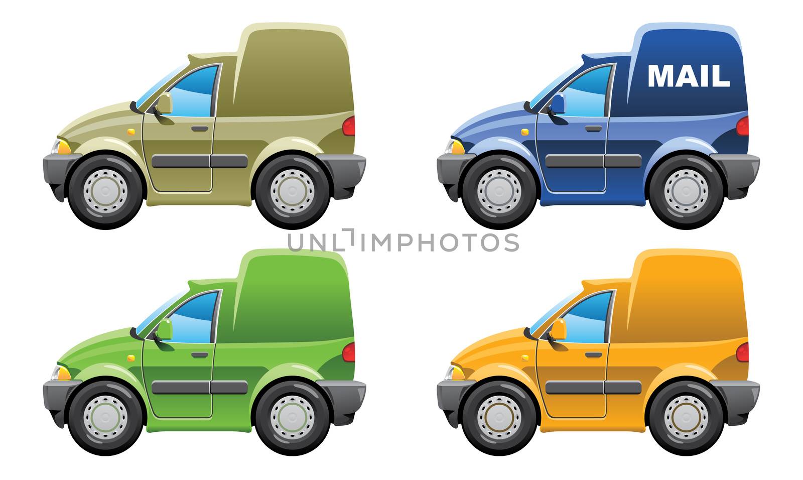 van - part of my collections  of Car body style. Simple gradients only - no gradient mesh