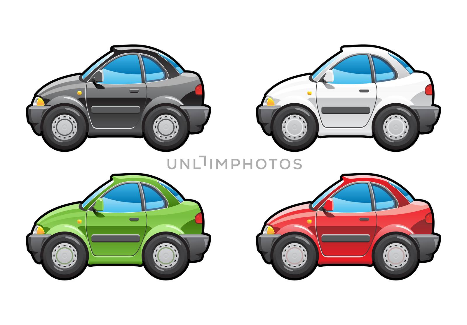 coup�. part of my collections  of Car body style. Simple gradients only - no gradient mesh