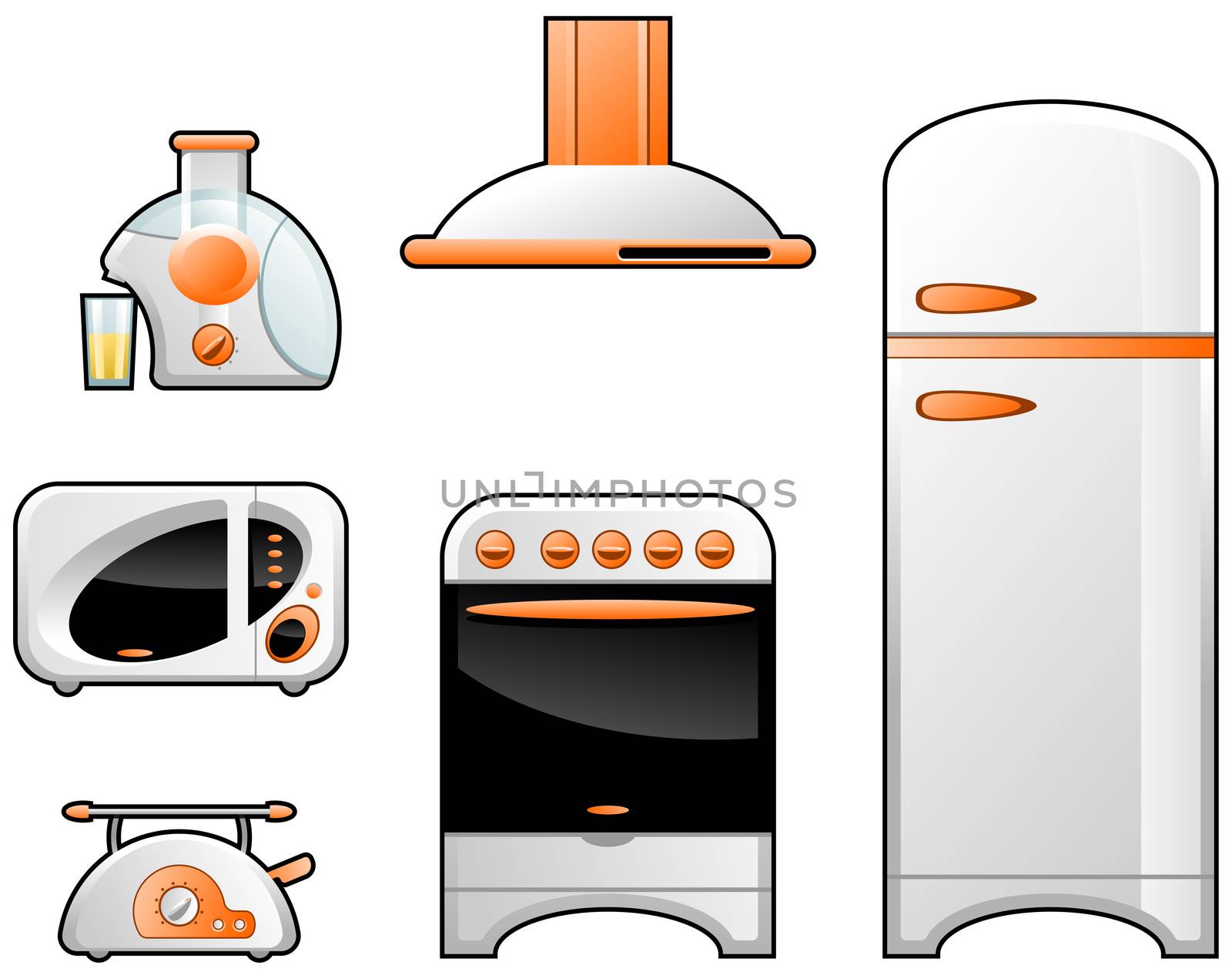 illustration of the household goods