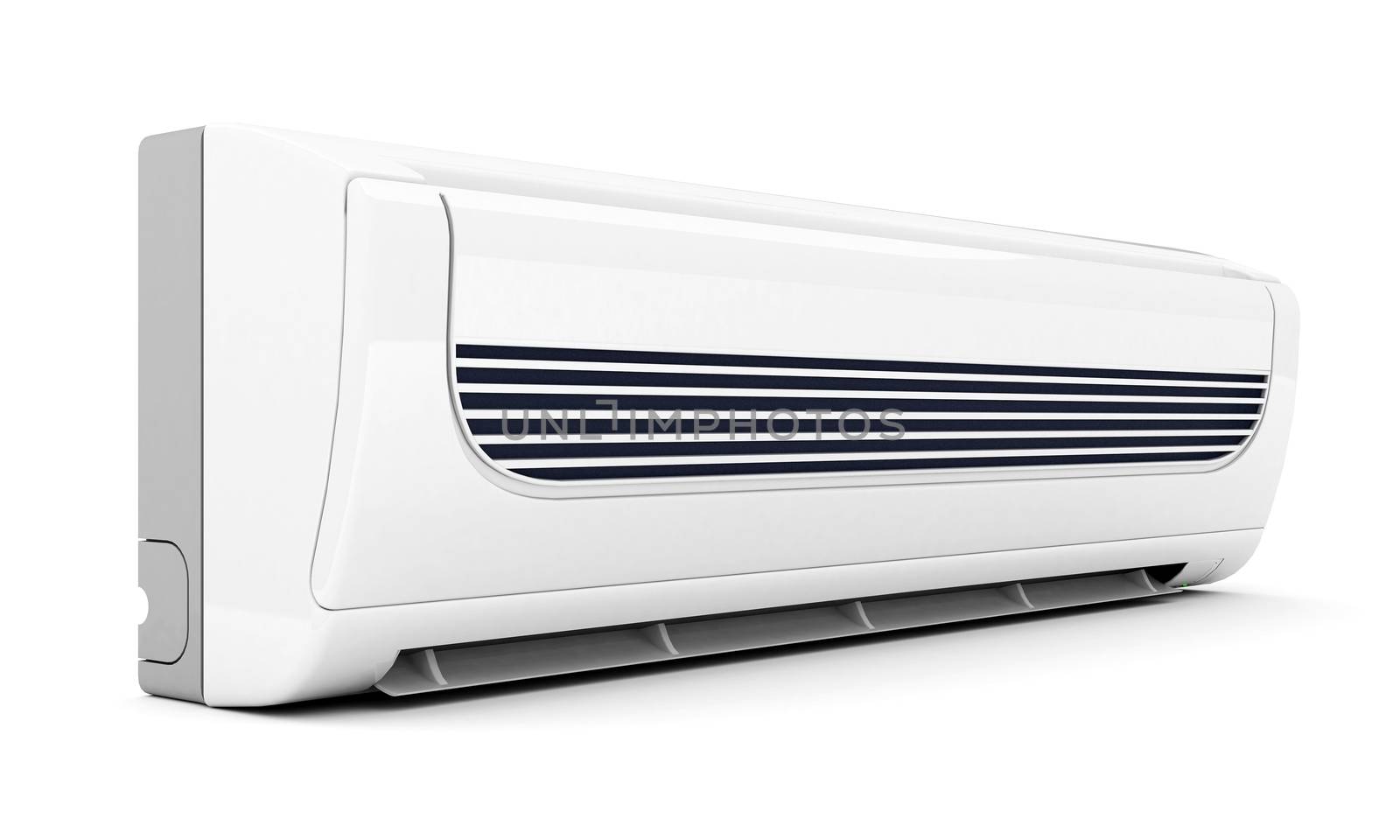 Image of modern air conditioner isolated on a white background