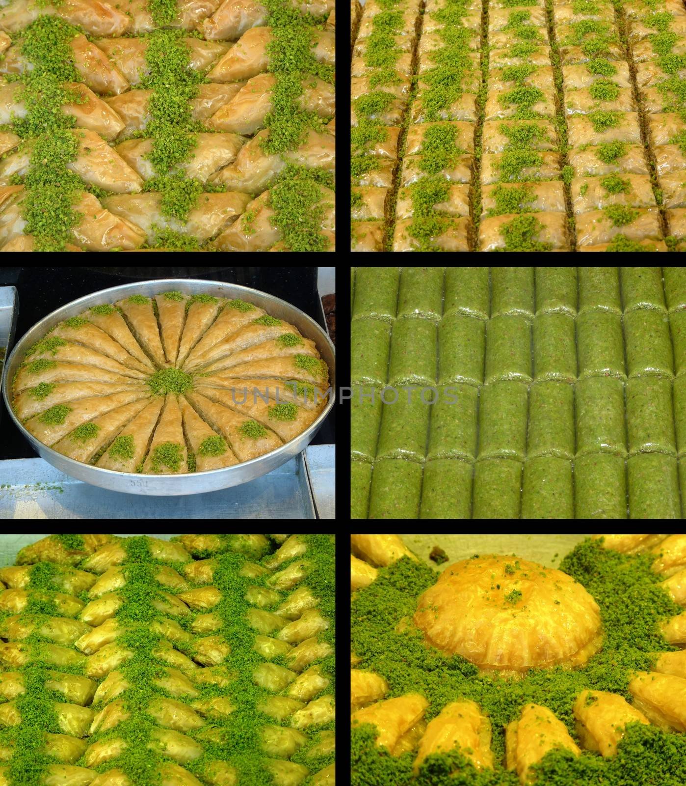 Baklava and shredded wheat varieties images