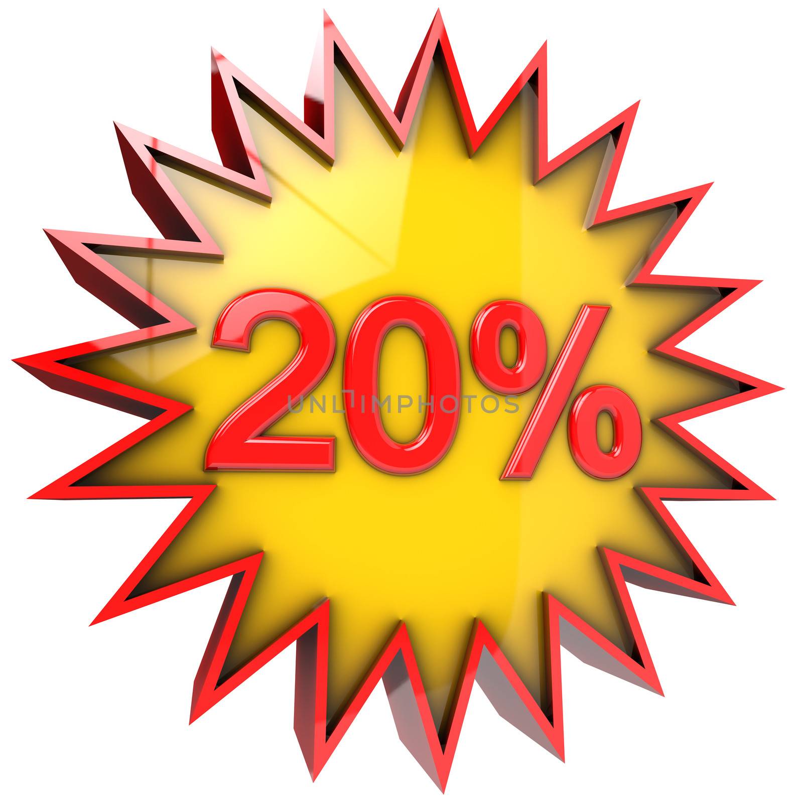 star discount of twenty percent by croreja